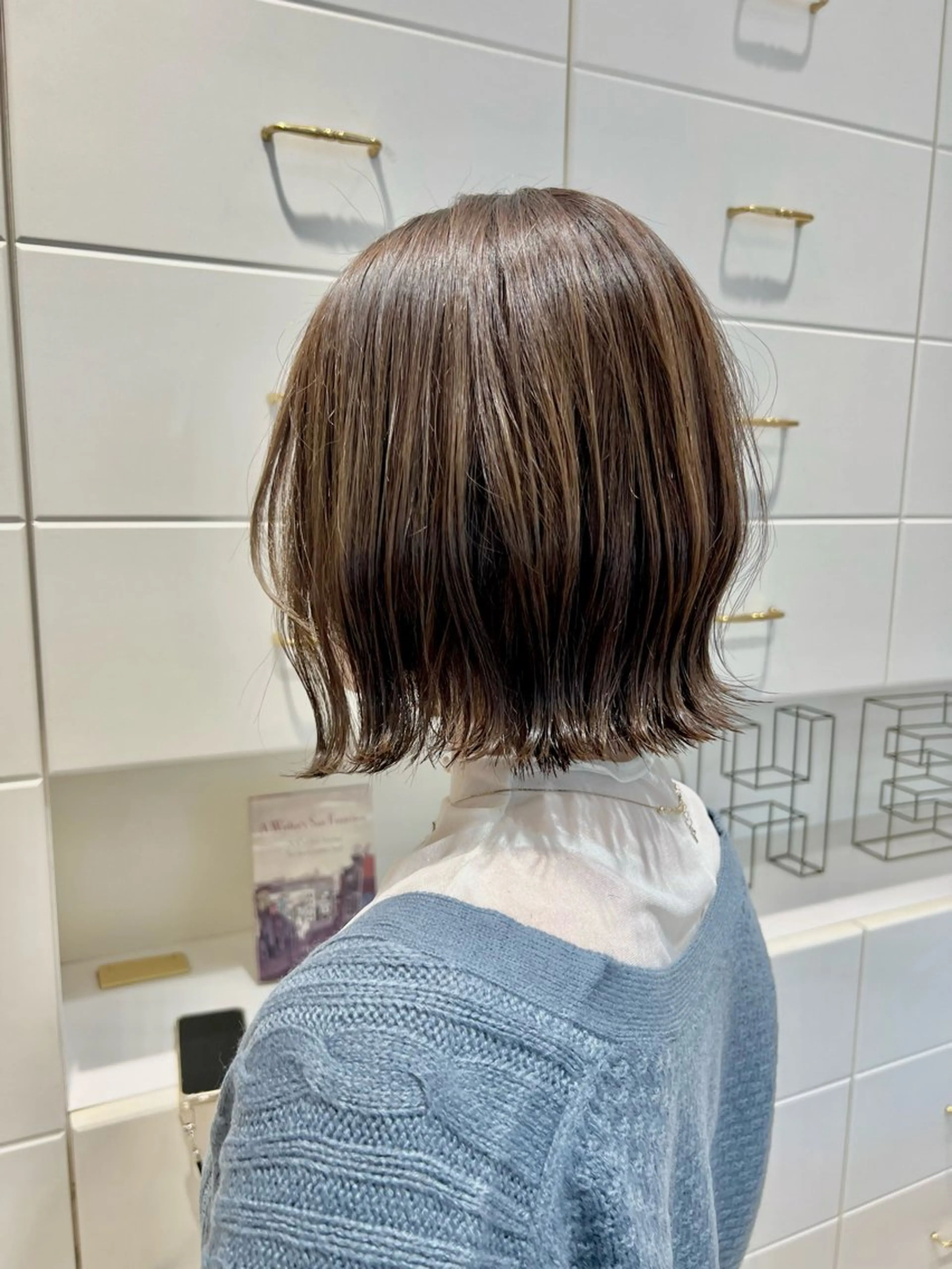 ショート ボブ 外ハネヘア 加納千華 /ボブ/ぱつっとボブのヘアスタイル