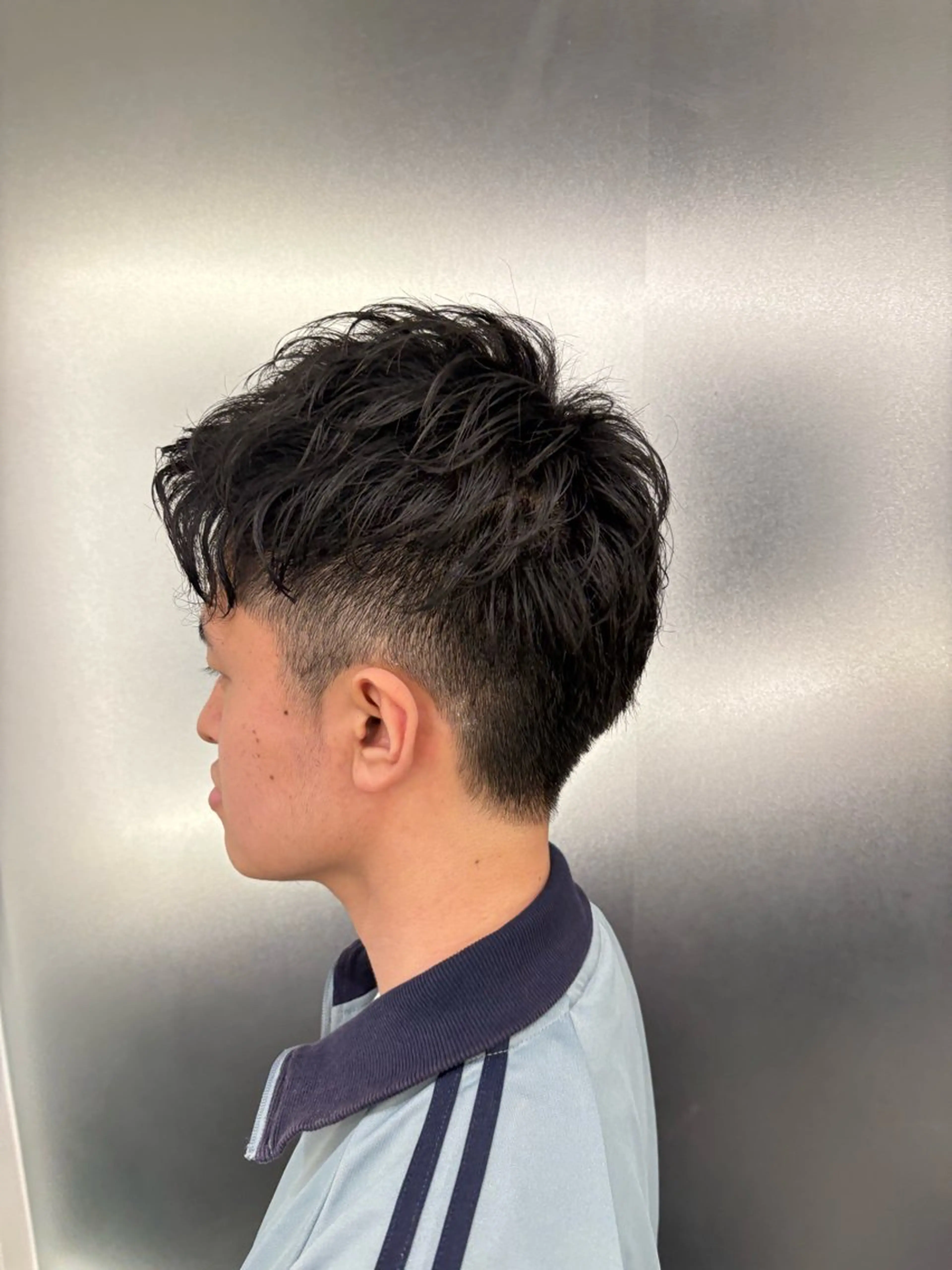 ショート パーマ メンズ メンズパーマ くさの しおりのヘアスタイル