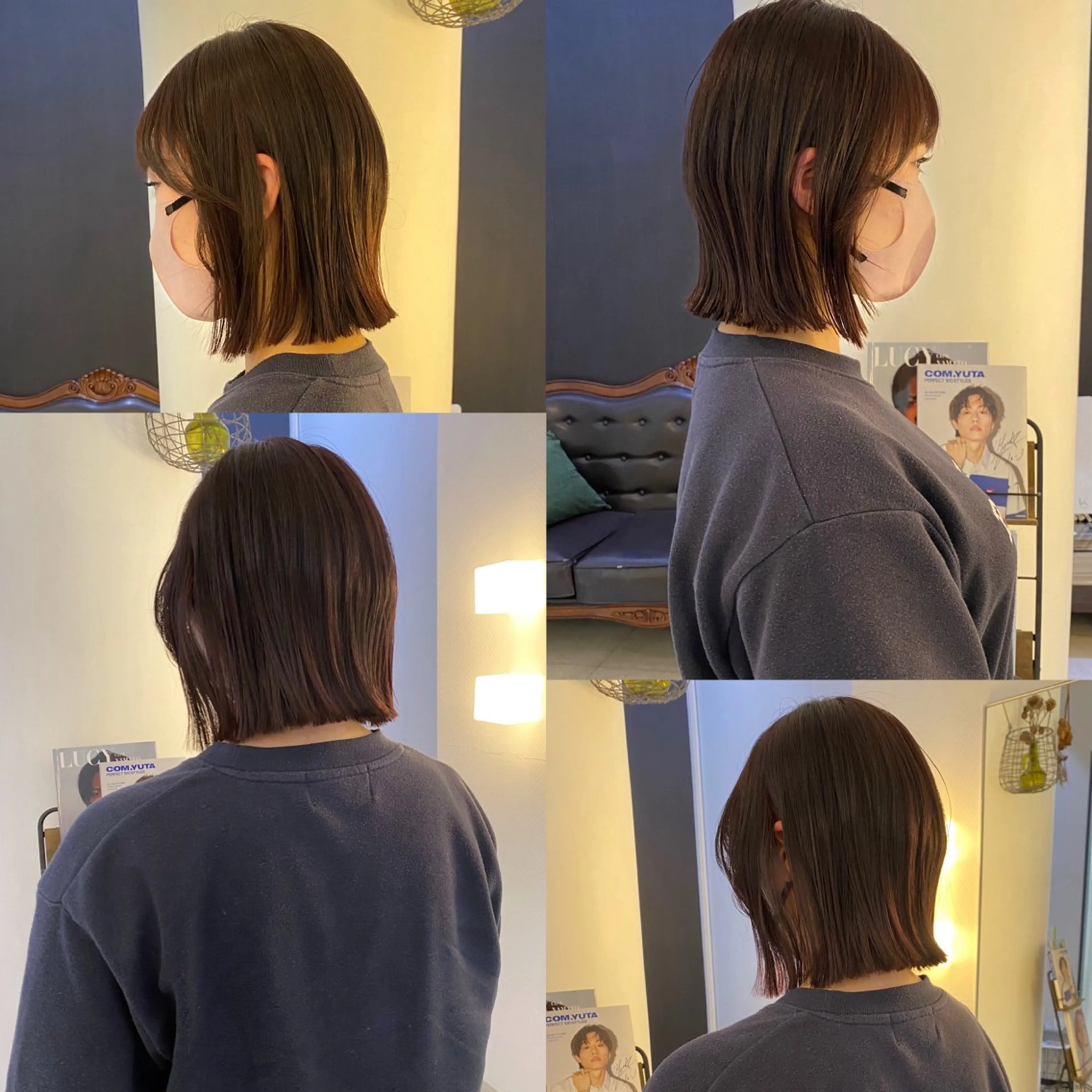 ショート カラー カット ヘアカラー トリートメント mai / linoah˚✧のヘアスタイル