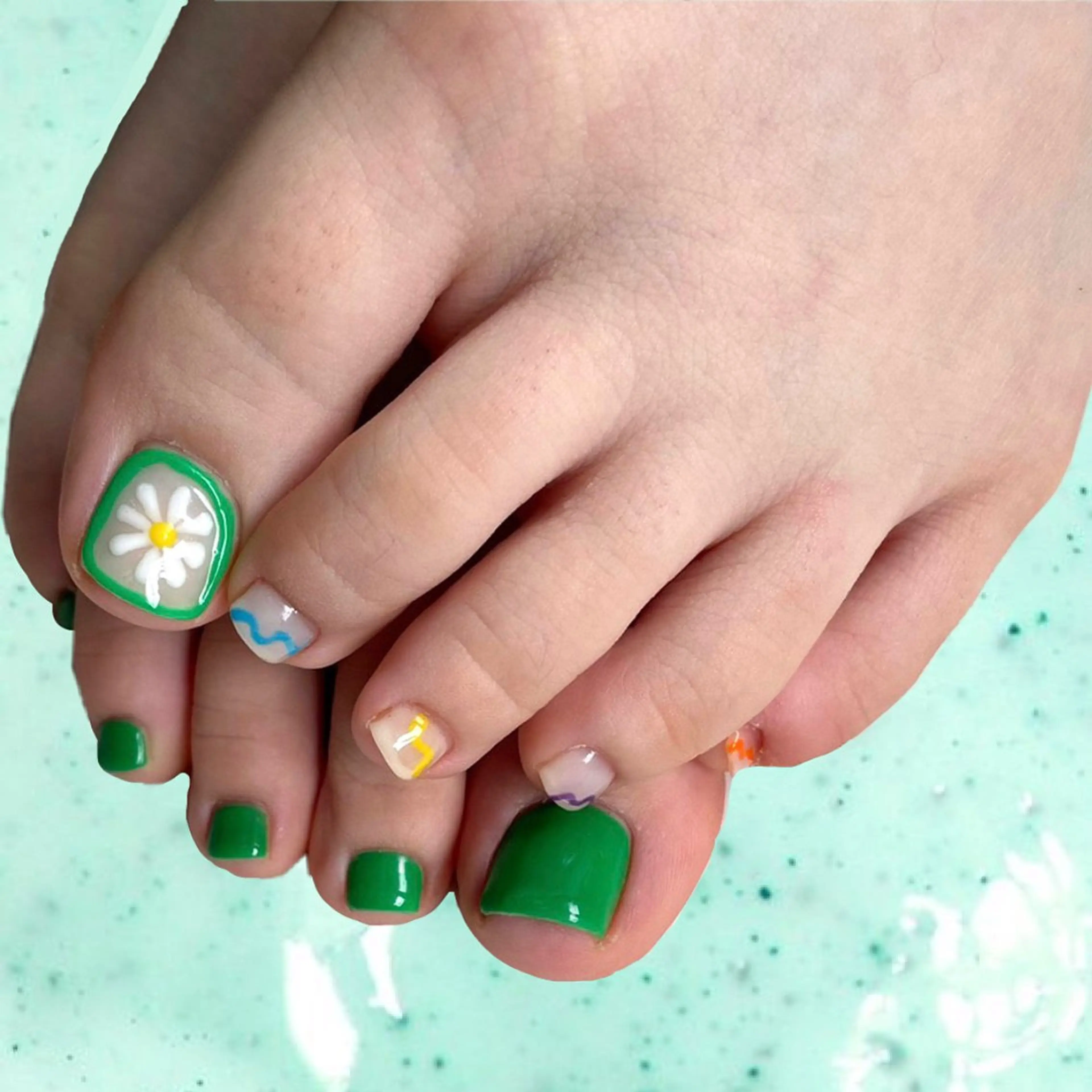 ネイル フットネイル フットネイル sasaki sayaのネイルデザイン