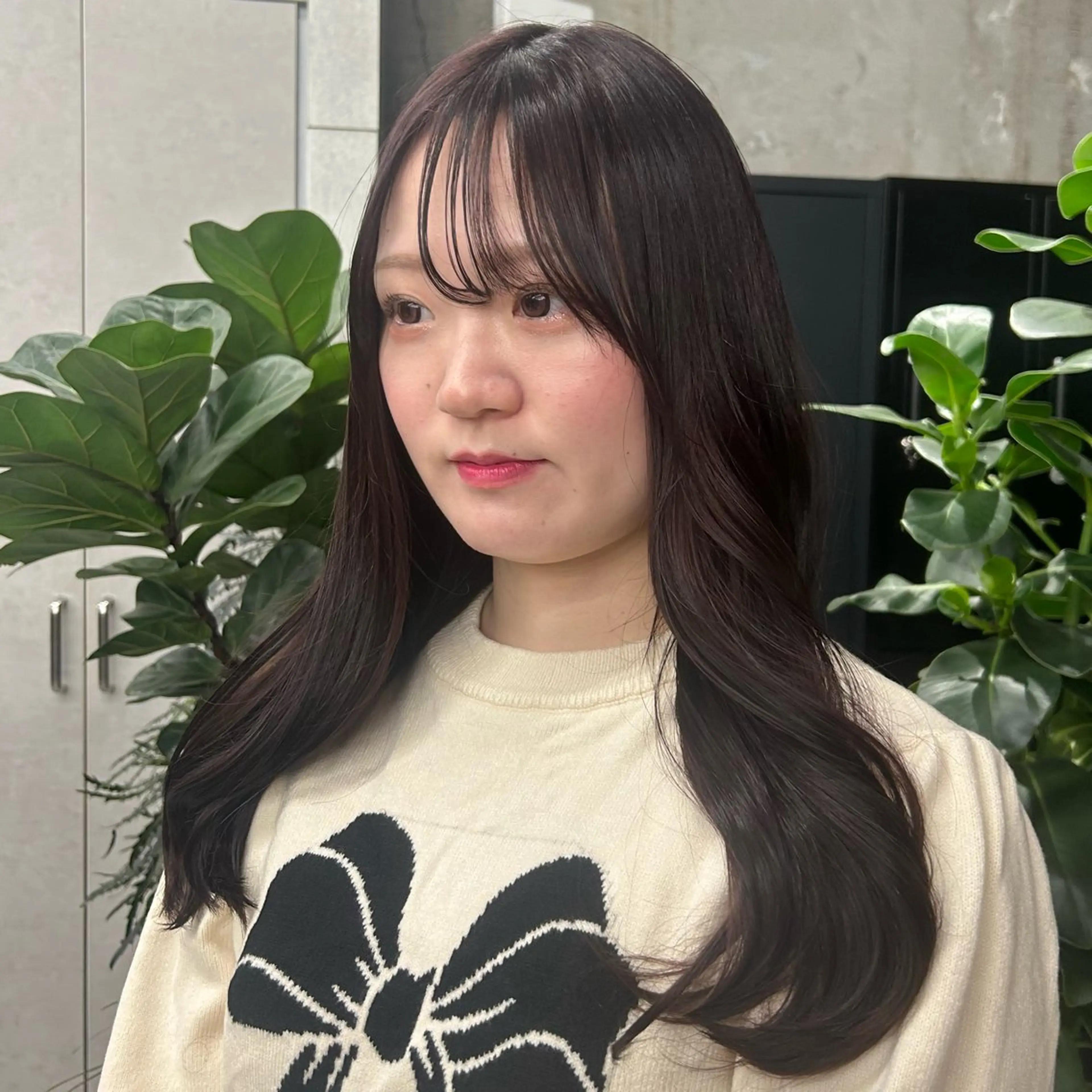 ロング カラー カット ヘアカラー トリートメント 💜カラーモデル募集 ‪Miyuuのヘアスタイル