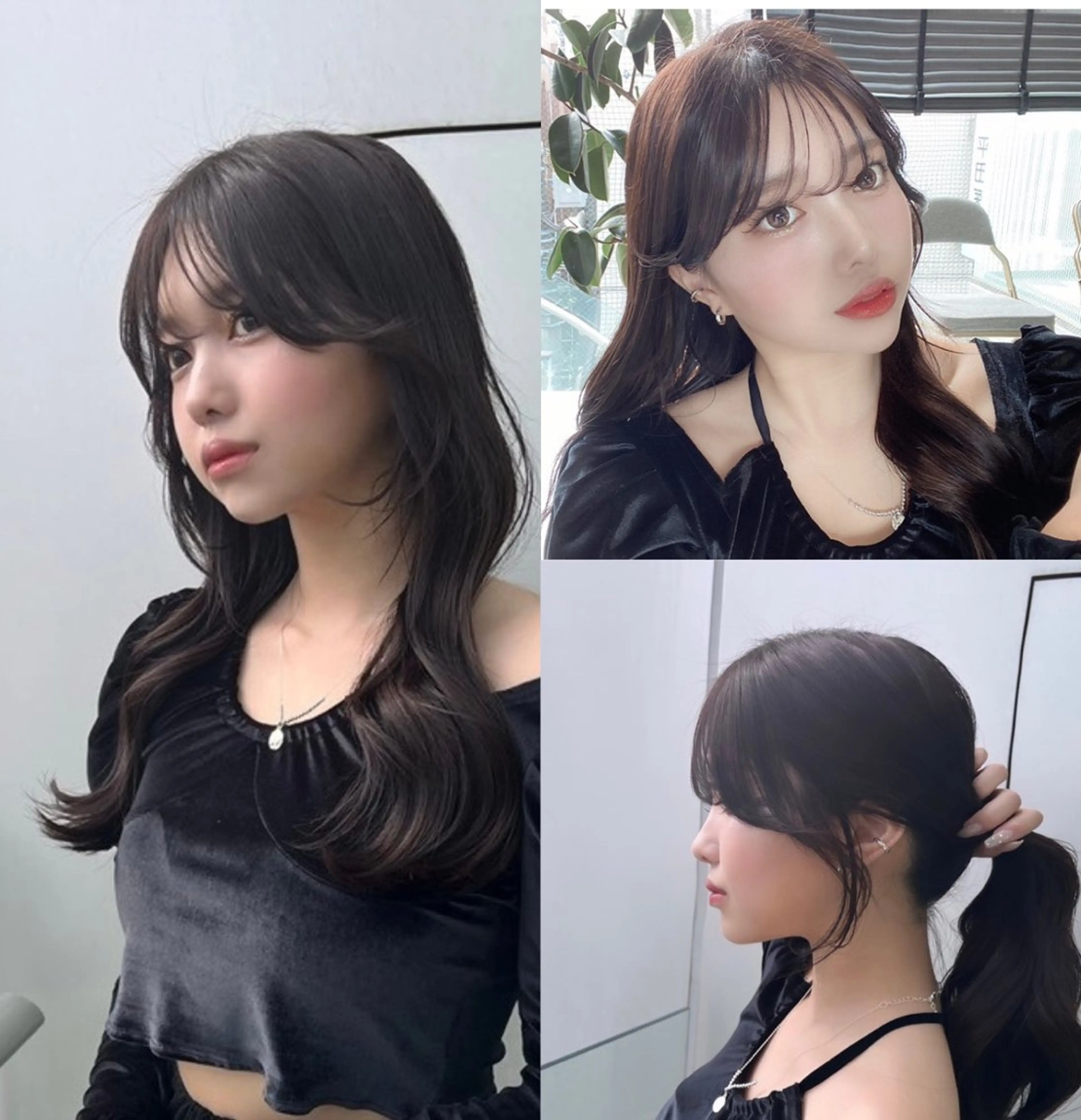 ミディアム カラー カット ヘアカラー トリートメント 🌫️大人韓国ヘア 🌫️naoyaのヘアスタイル
