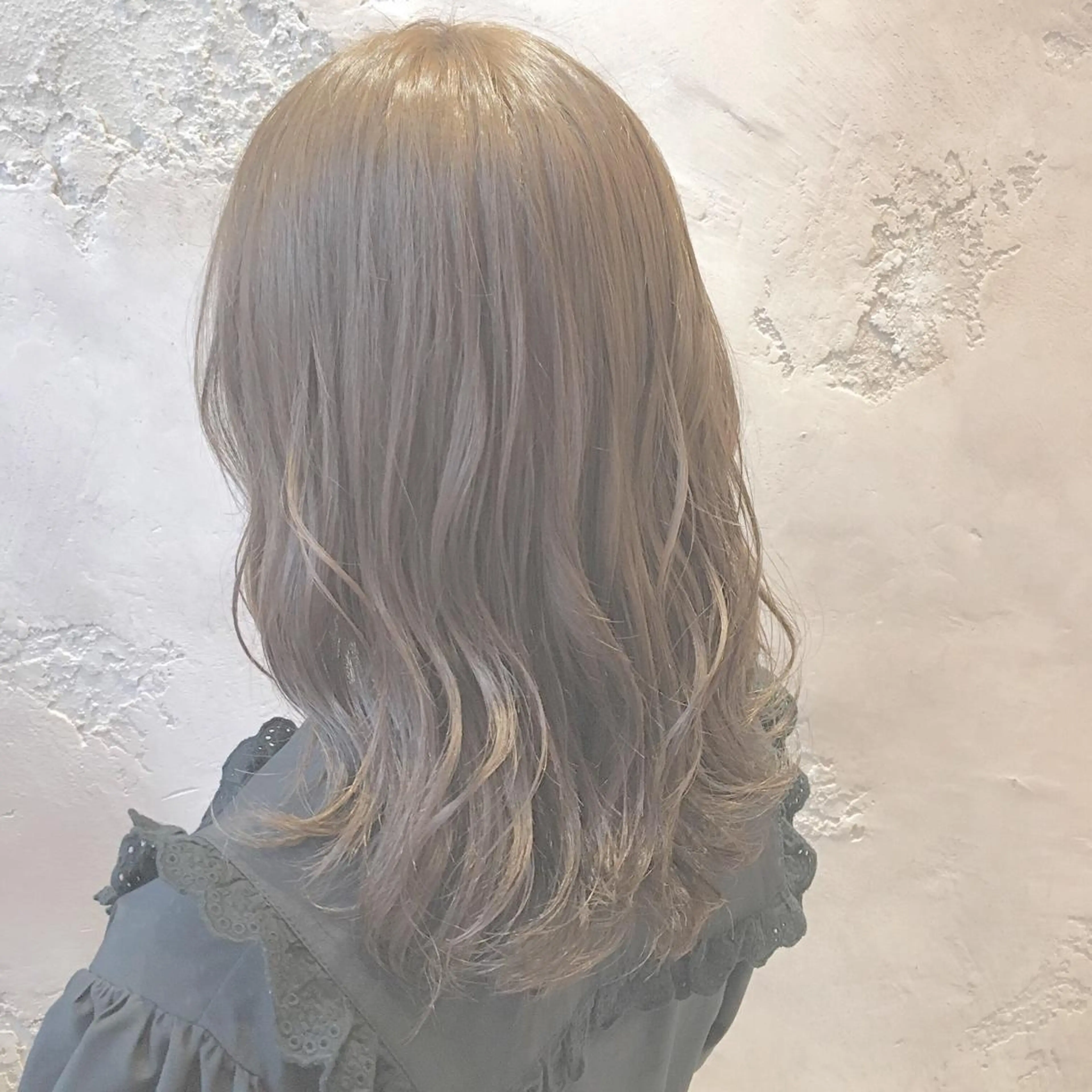 ミディアム カラー 韓国風ヘア✻透明感 カラー✻yukaのヘアスタイル