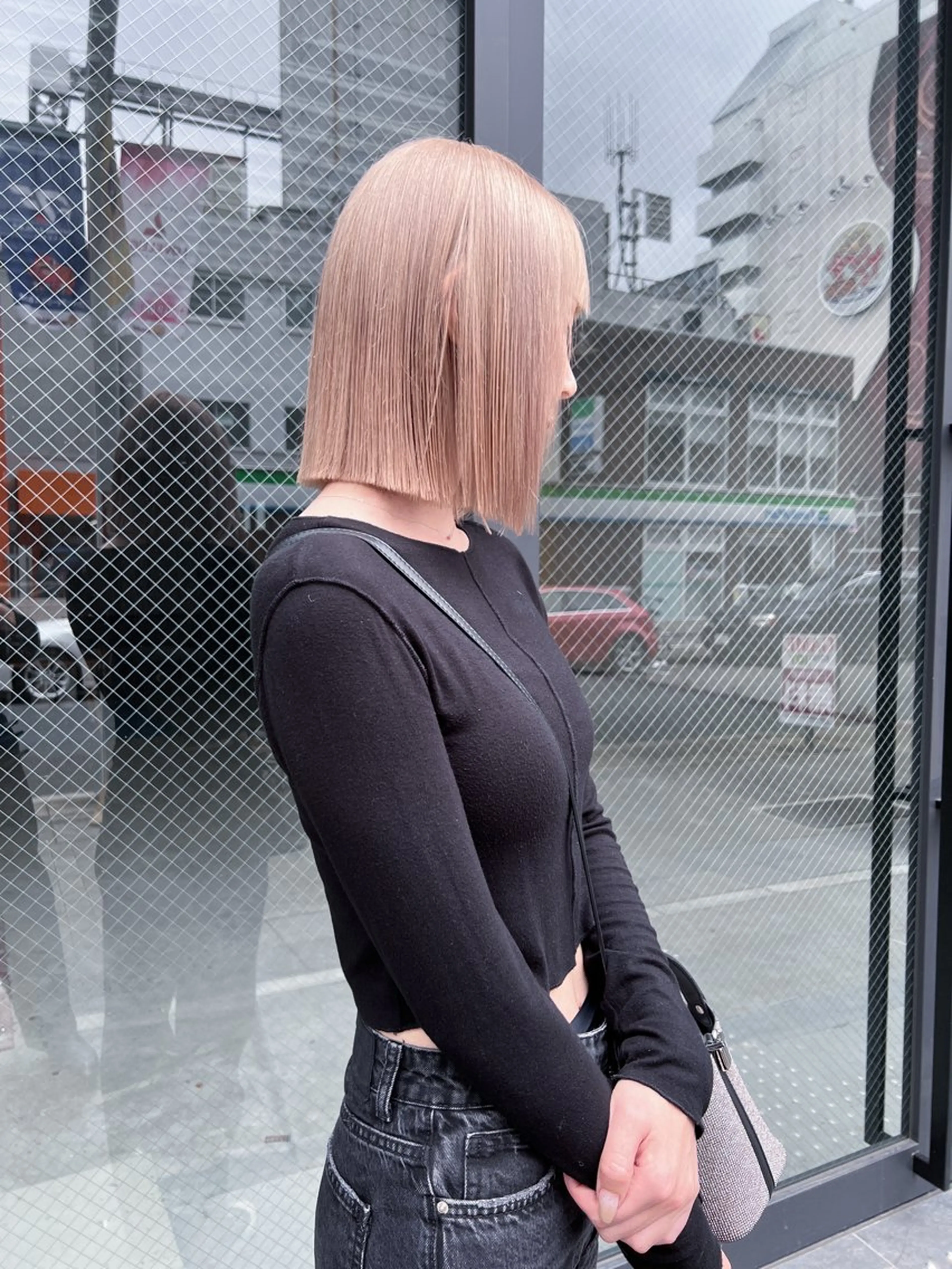 ミディアム ヘアカラー Ryuya RLINOのヘアスタイル