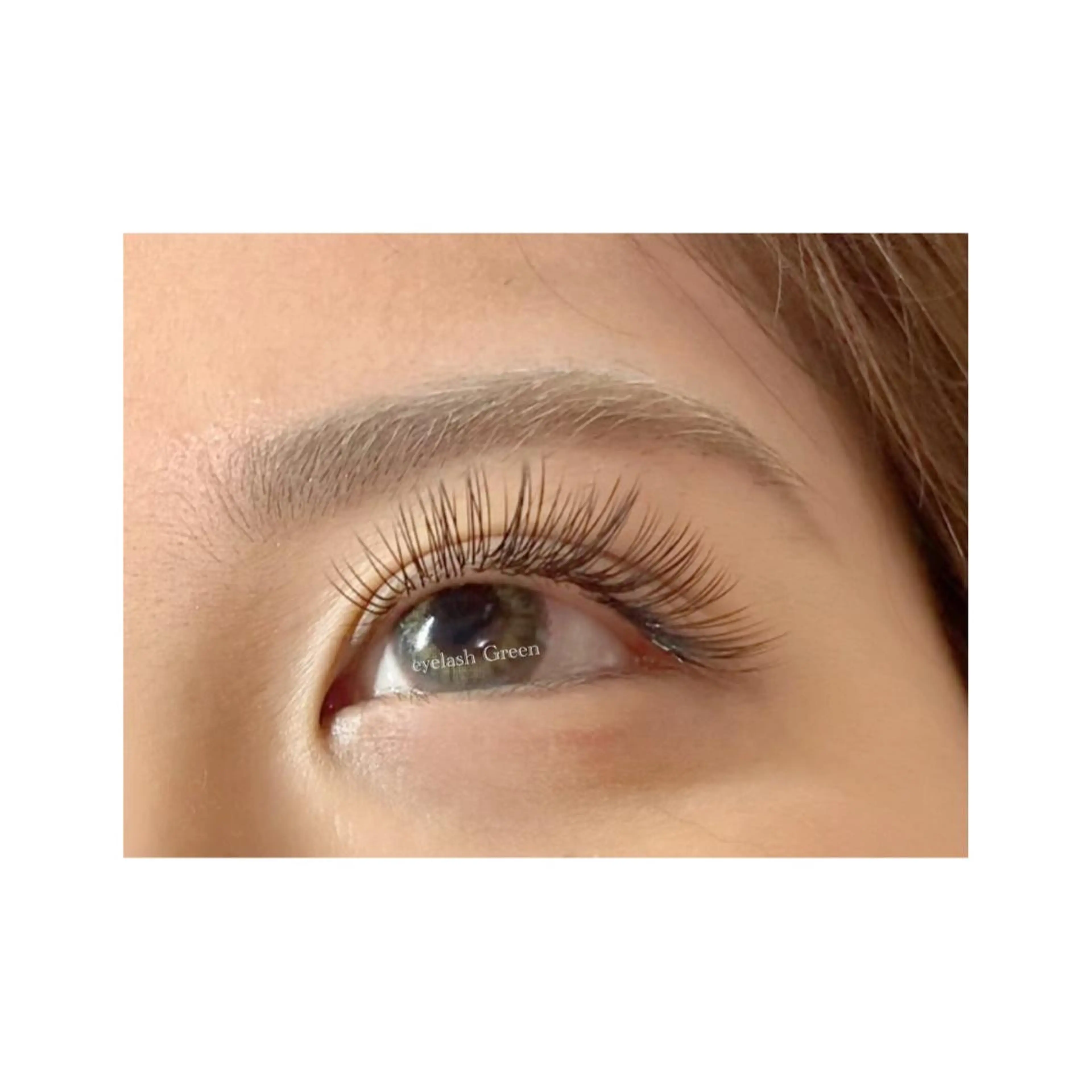 マツエク・マツパ 付け放題 フラットラッシュ eyelash  Green所属・緑 .のマツエク・マツパデザイン