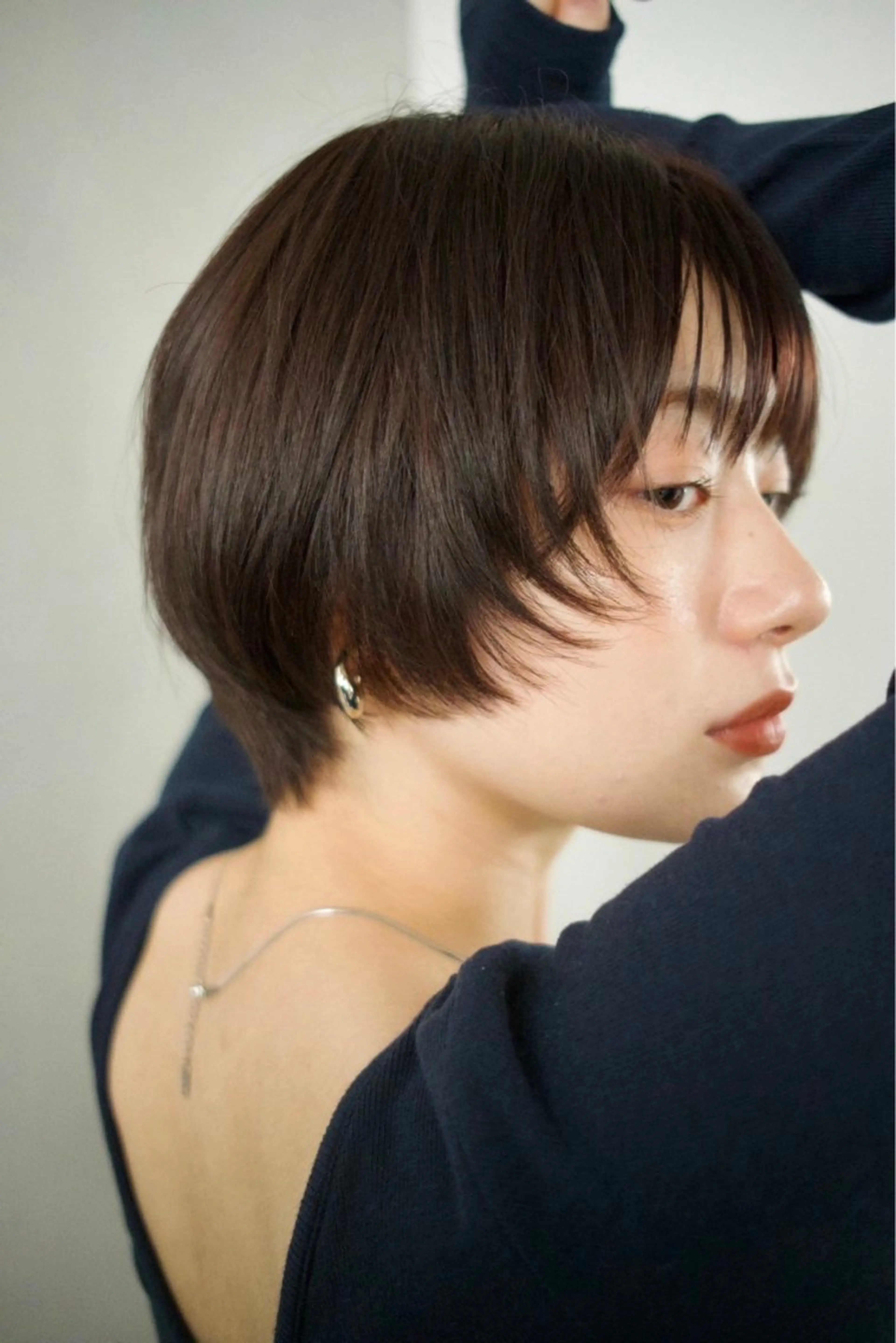 ショート 透明感カラー/似合わ せカット/大島実加永のヘアスタイル