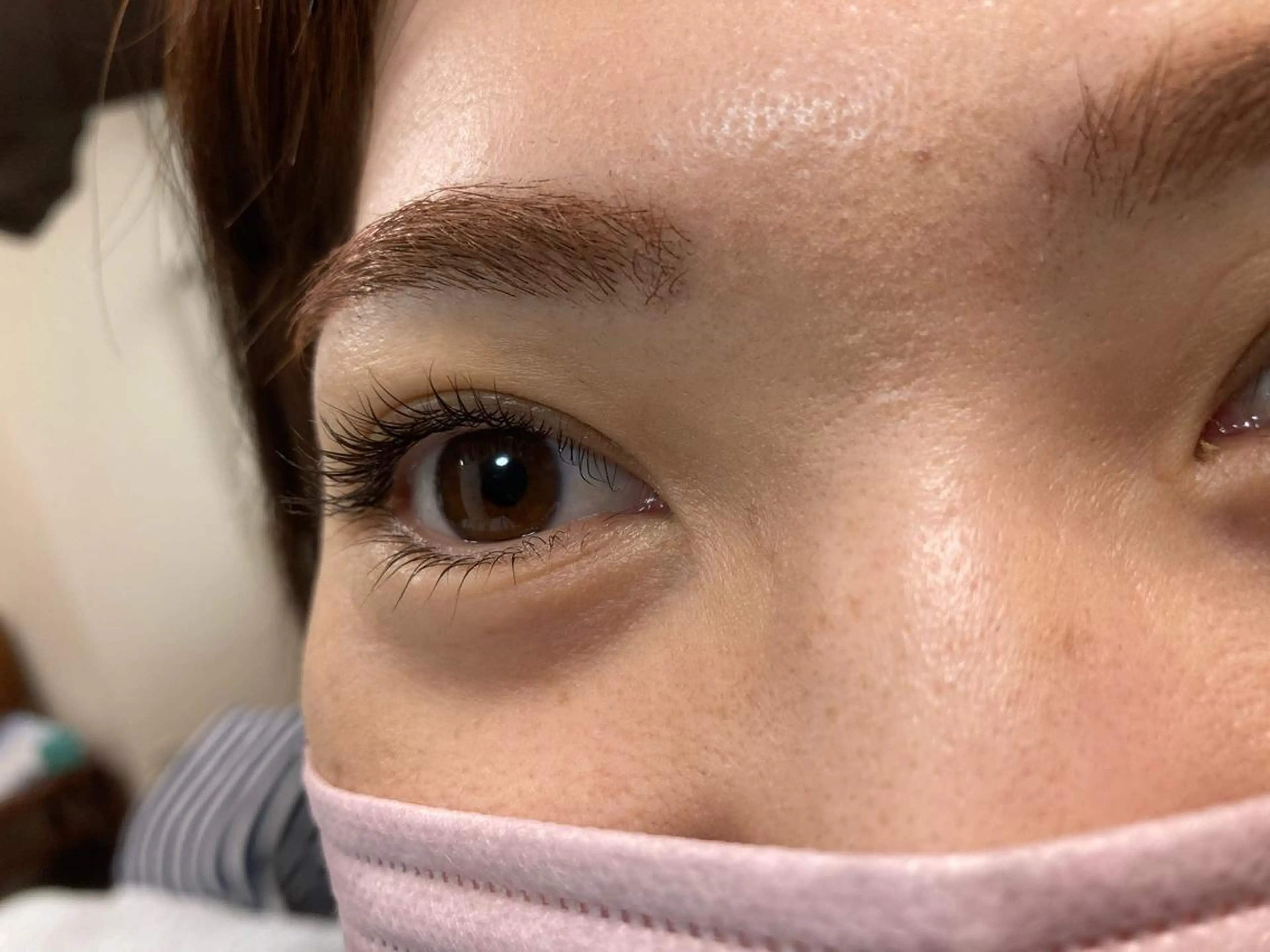 まつ毛パーマ上下の写真