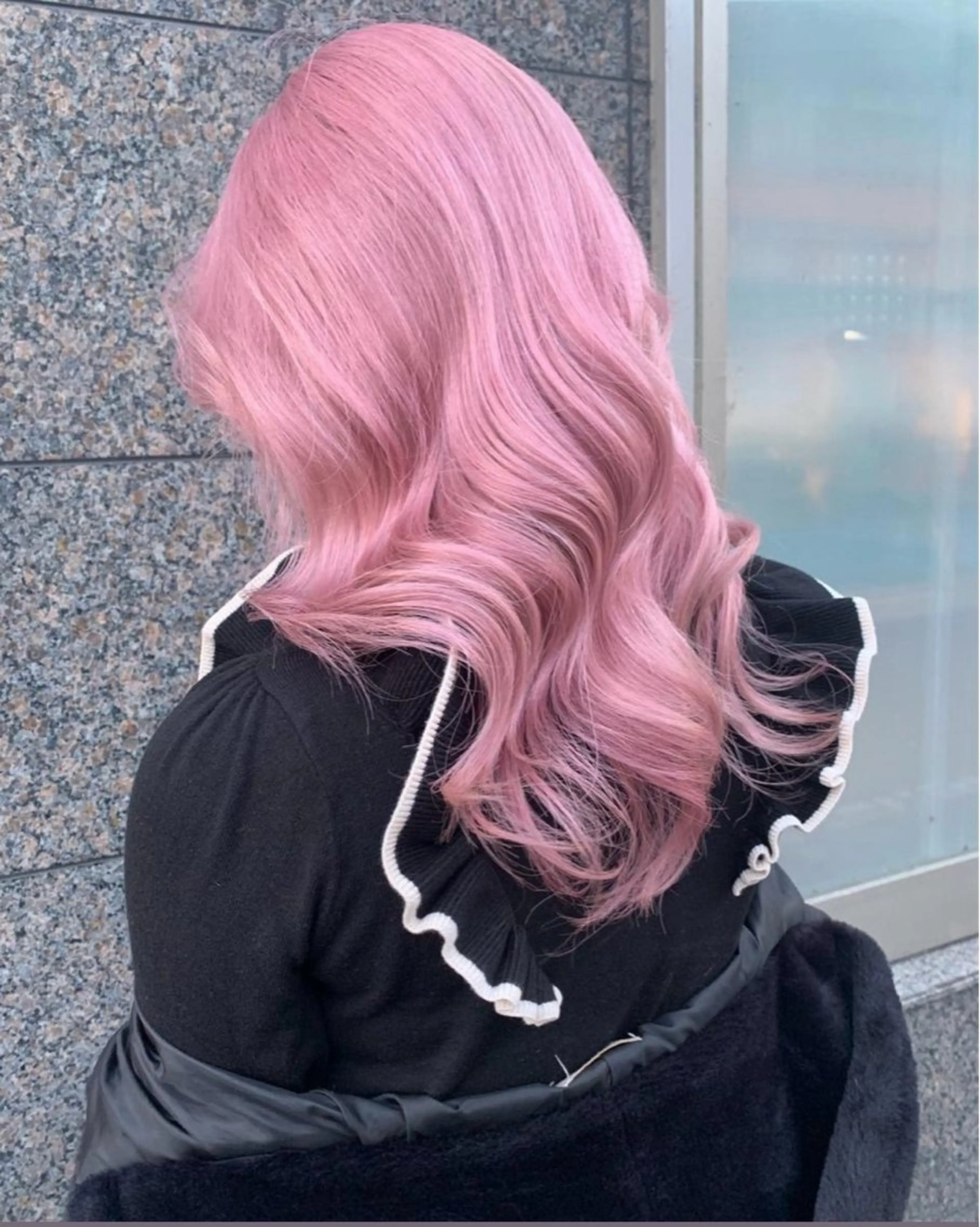 カラー Seleneキズナ ワンカラー/ブリーチのヘアスタイル