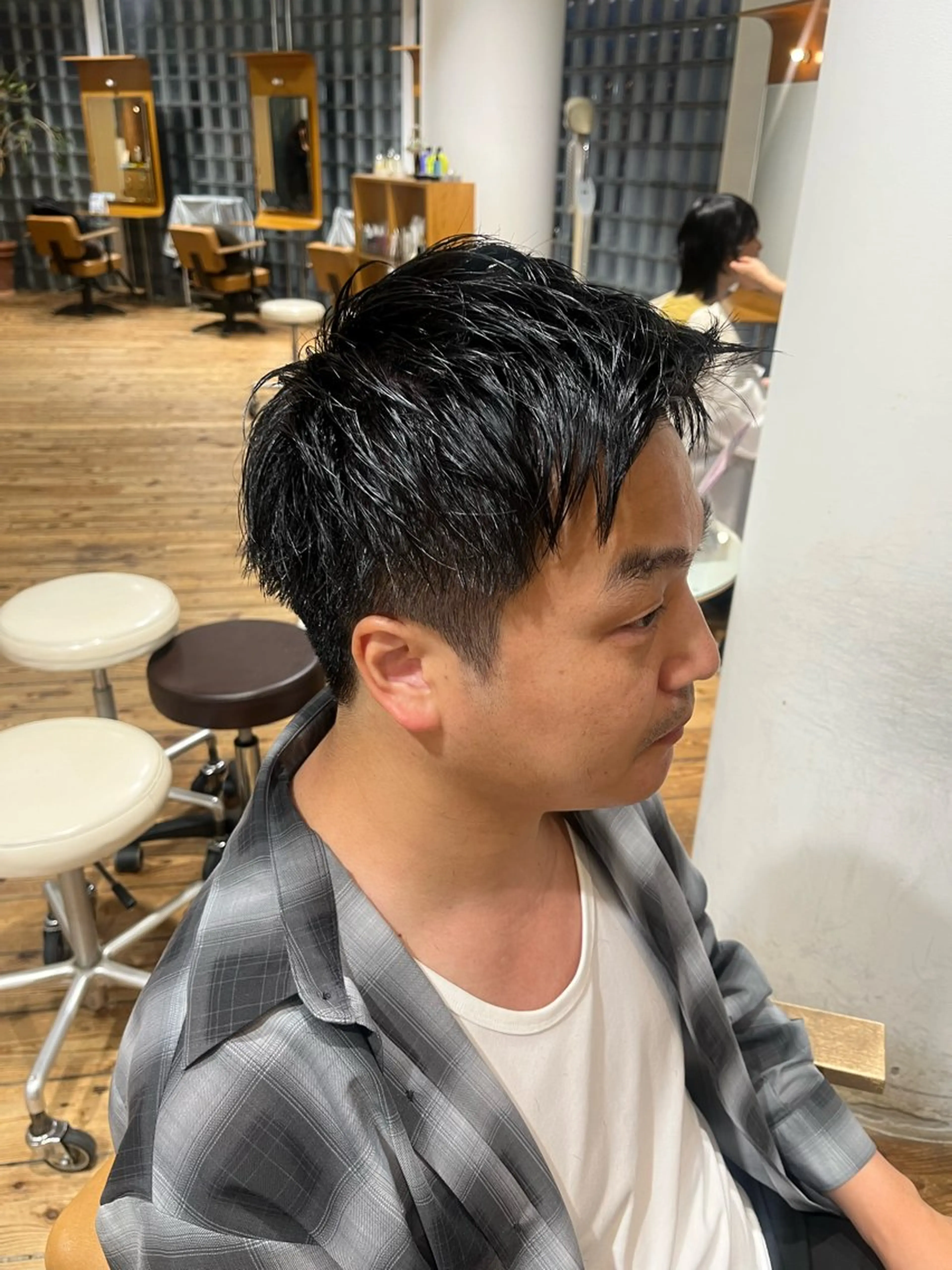 ショート カラー メンズ カット 🫧タカムラ ユカ/ 金沢文庫🫧のヘアスタイル