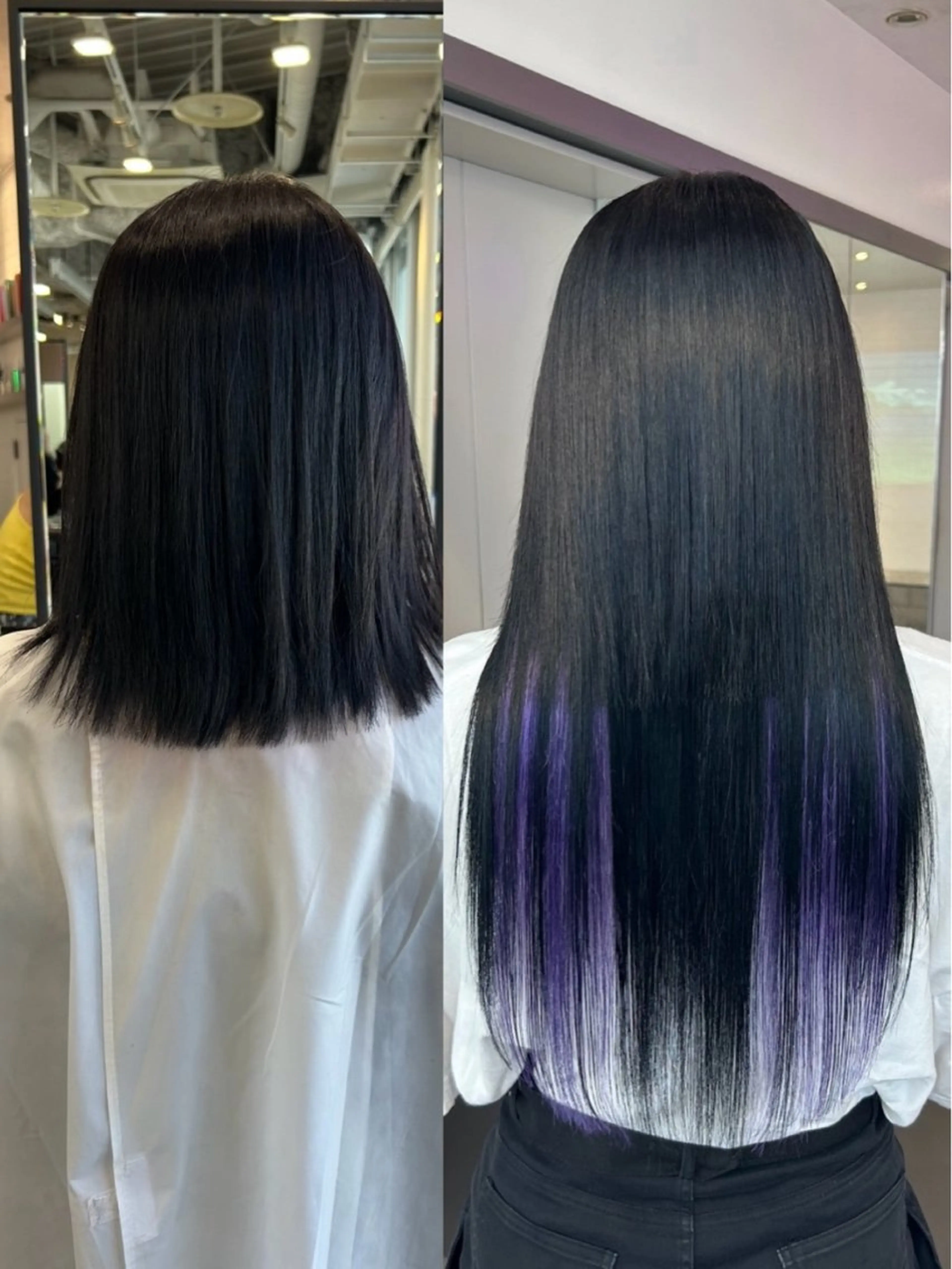 ショート ボブ エクステ 外国人風カラー レイヤーカット ショートヘア ヘアカラー エクステ MiRI💜地毛級 エクステ✖似合わせ技のヘアスタイル