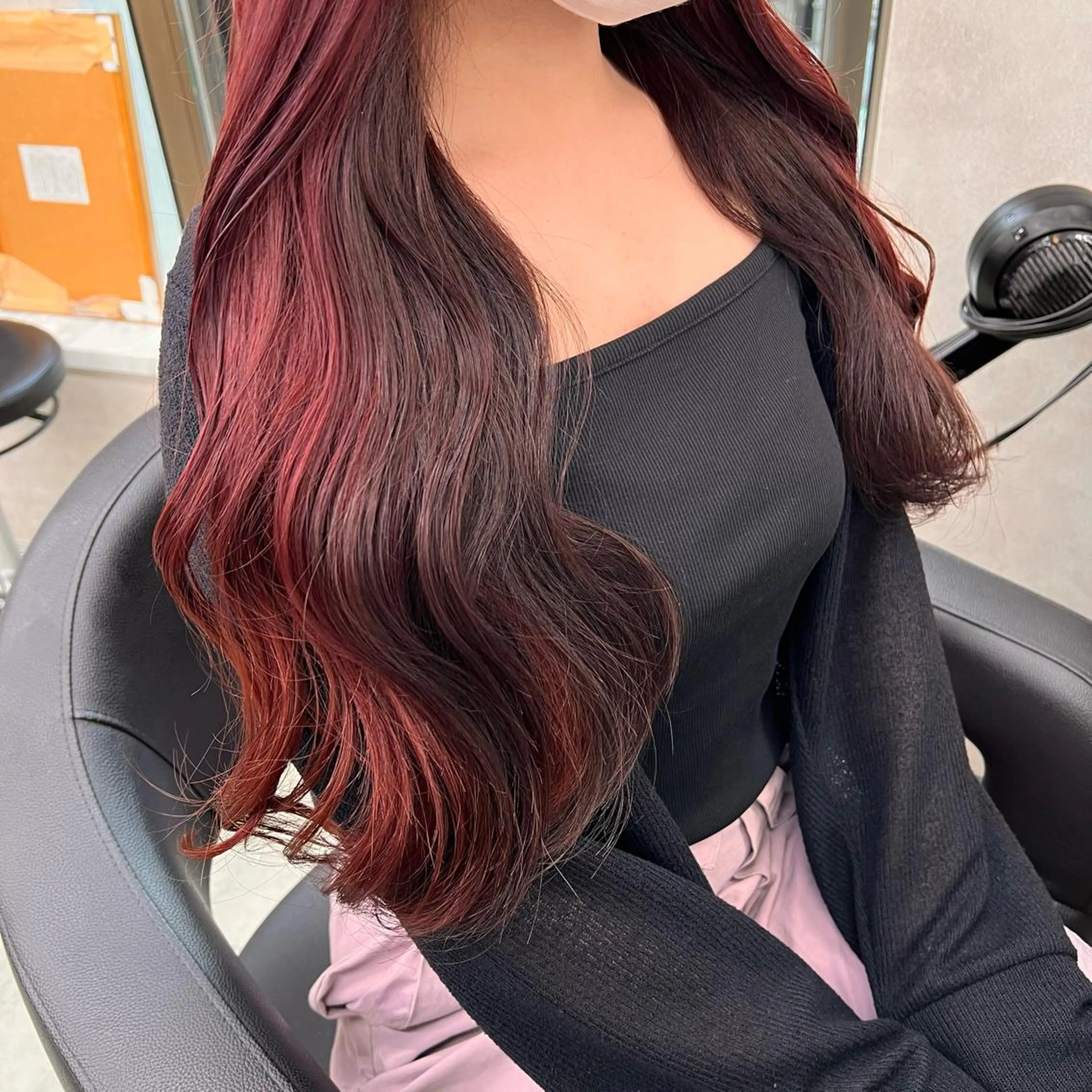 ミディアム 💖札幌カラー 指名No.1💖玲奈のヘアスタイル