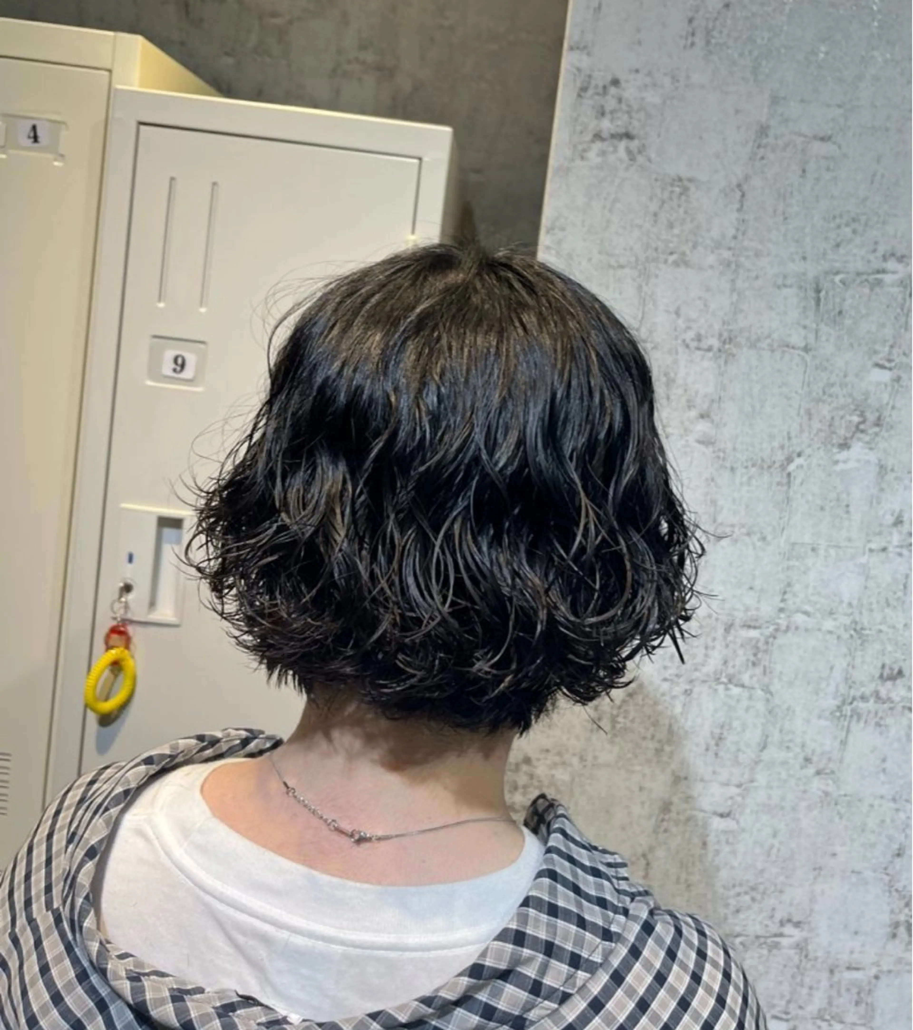 ミディアム パーマ カット パーマ ✨髪質改善カラー✨ ななみのヘアスタイル