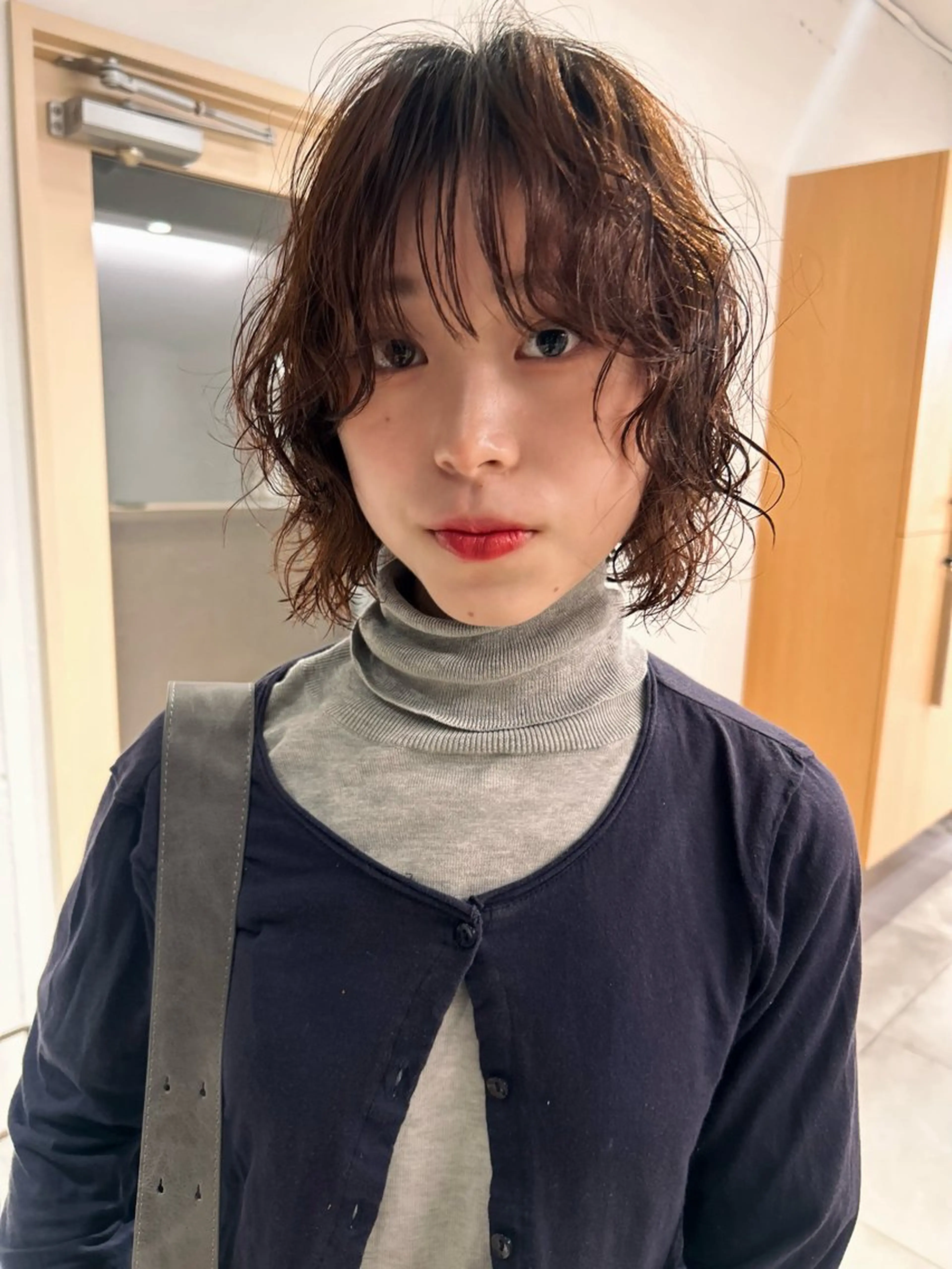 ミディアム パーマ カット パーマ ケアパーマ/ケアブリ ーチdaisukeのヘアスタイル