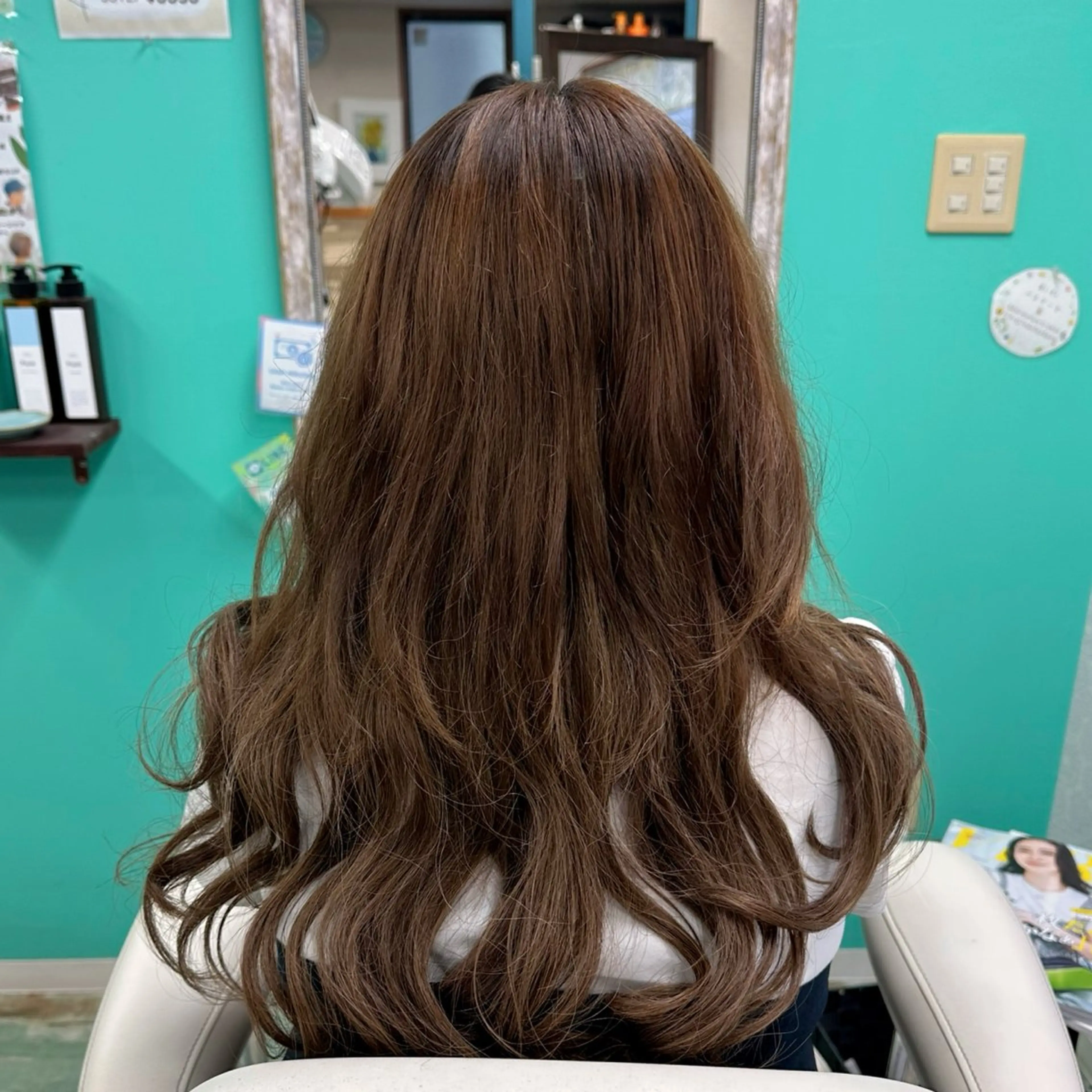 ロング ヘアセット 三原 友美のヘアスタイル