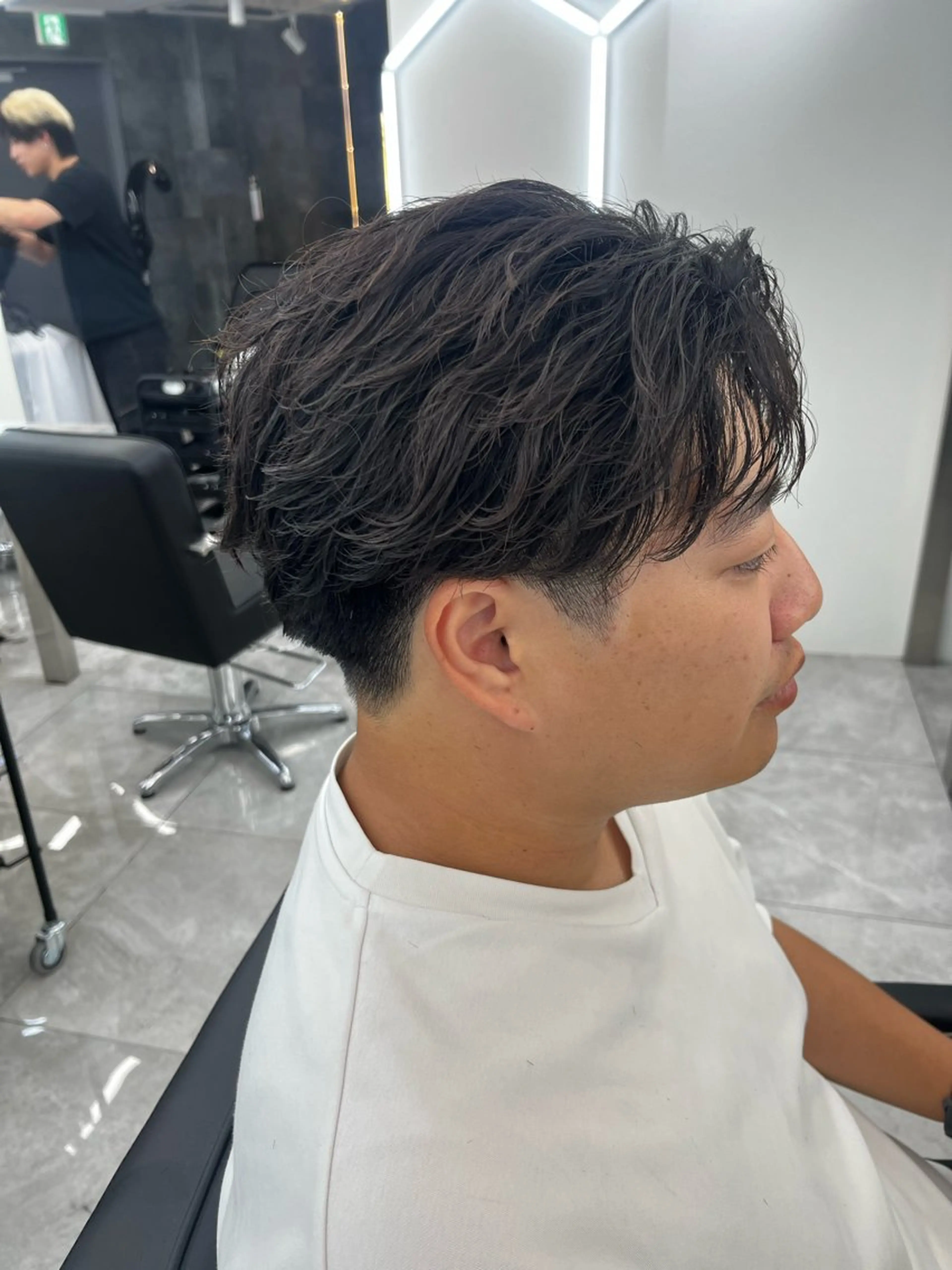 ショート 韓国風ヘア カット メンズカット パーマ／稲葉のヘアスタイル