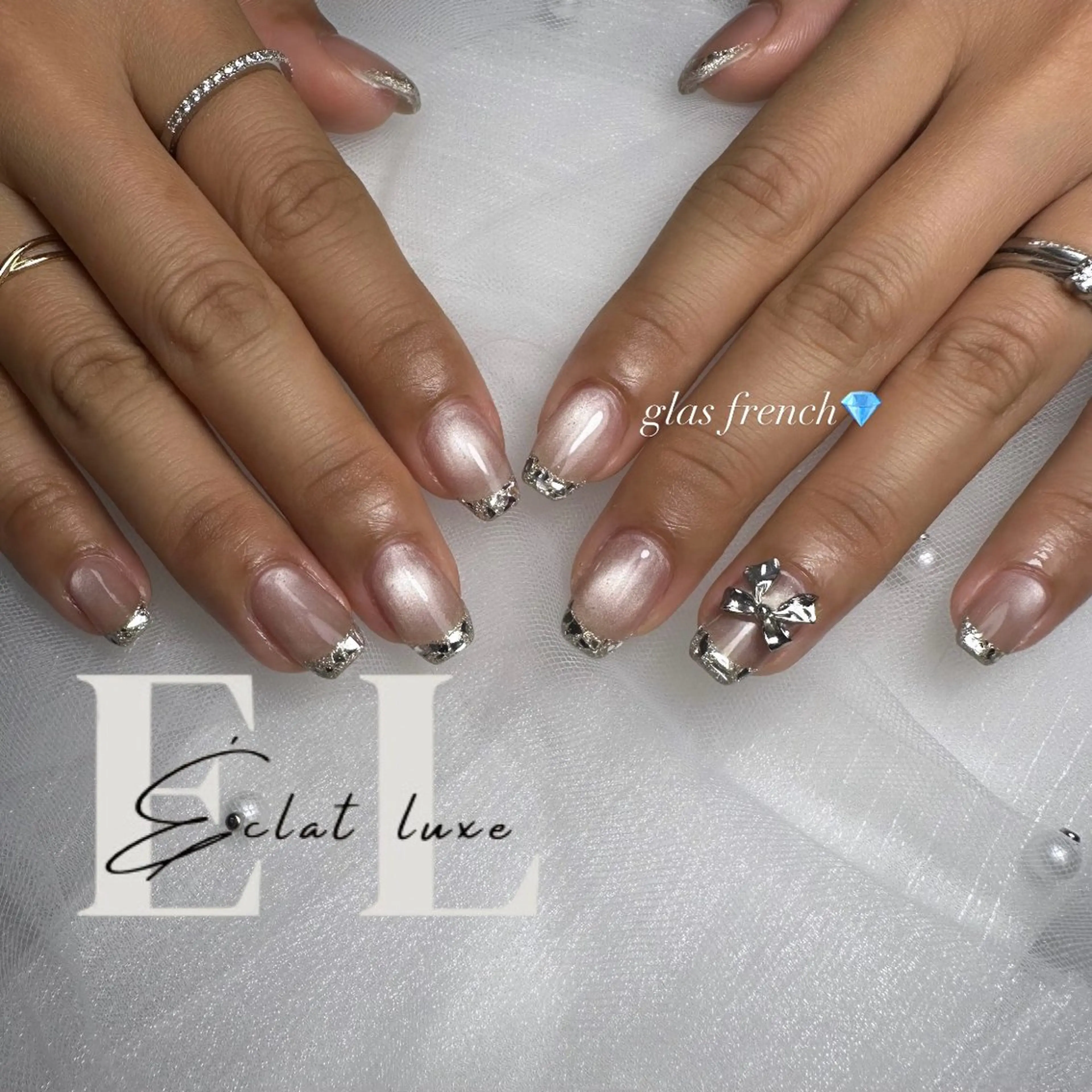 ネイル 韓国ネイル マグネットネイル ニュアンスネイル オフィスネイル ワンホンネイル 倉石 百恵のネイルデザイン