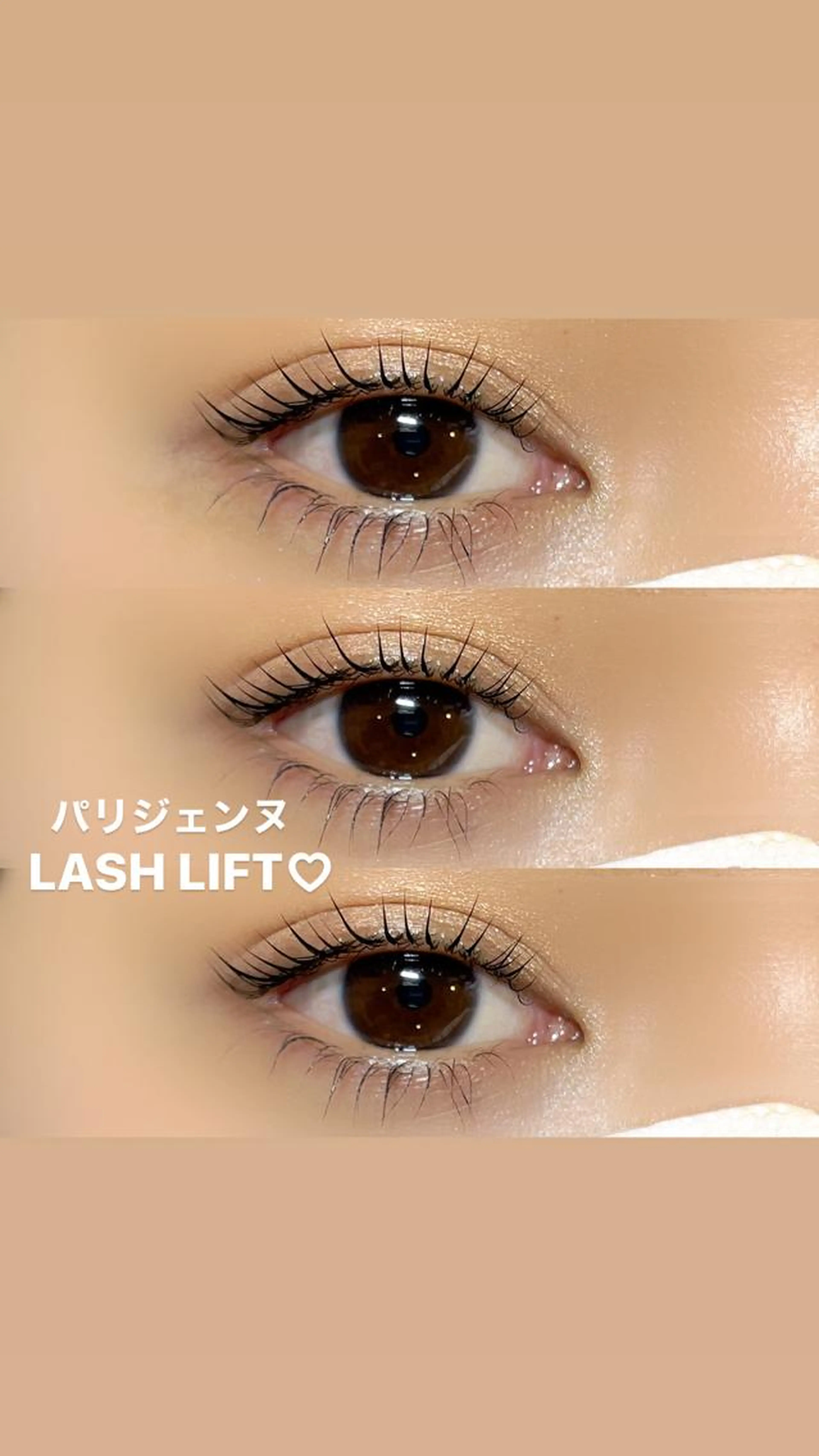 【❤️パリジェンヌ❤️】根元から立ち上げLASH LIFT♡の写真