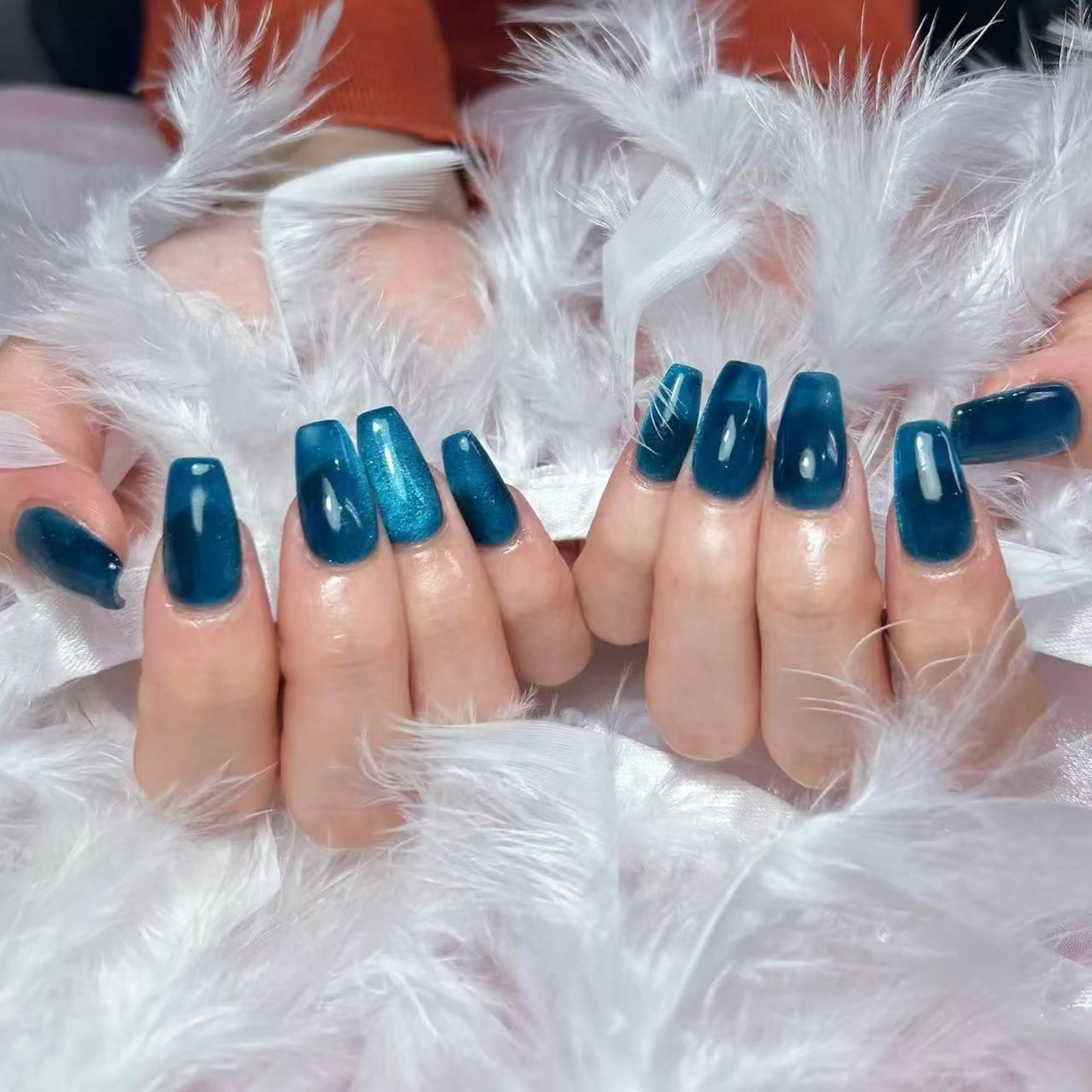 ネイル アートネイル オーロラネイル キラキラネイル 韓国ネイル マグネットネイル ハンドネイル ハンドケア Plenty 💞のネイルデザイン