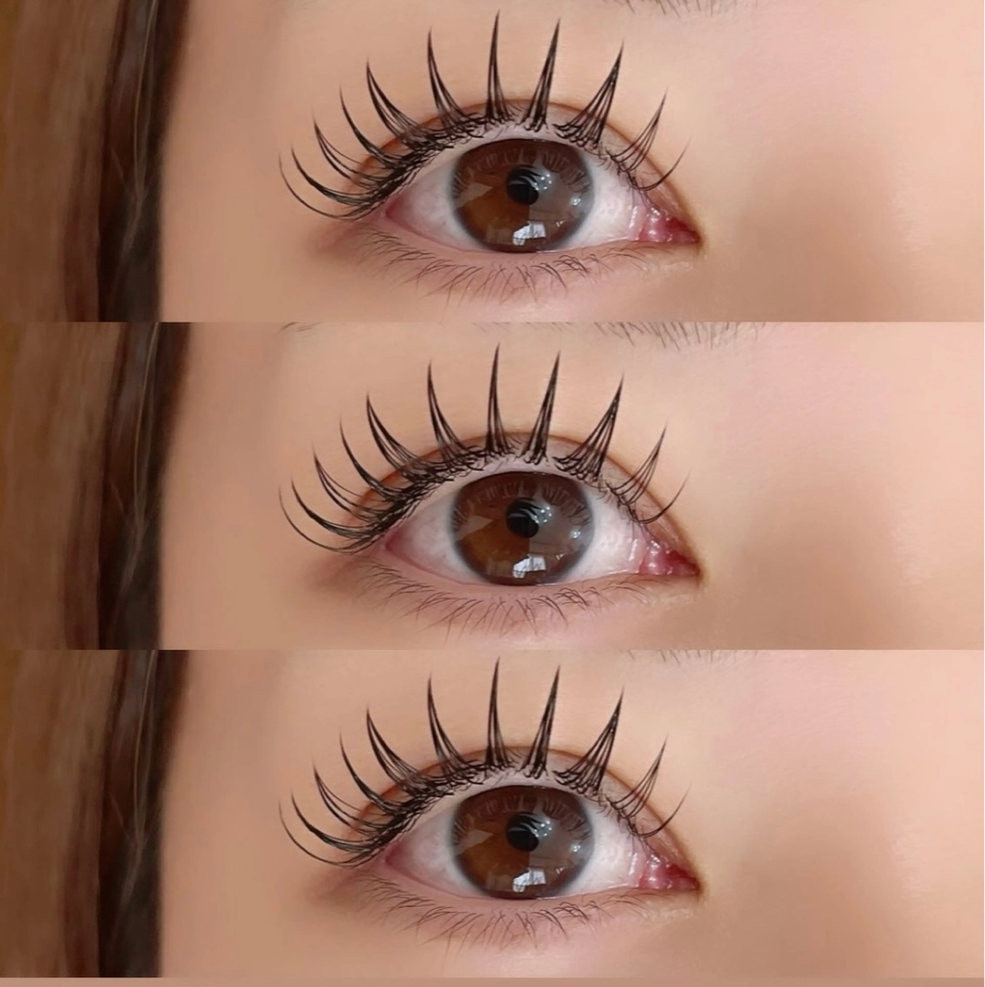 マツエク・マツパ Dカール マツエク 【那覇/束感まつ毛 /LED】ｷｬﾒﾙのマツエク・マツパデザイン