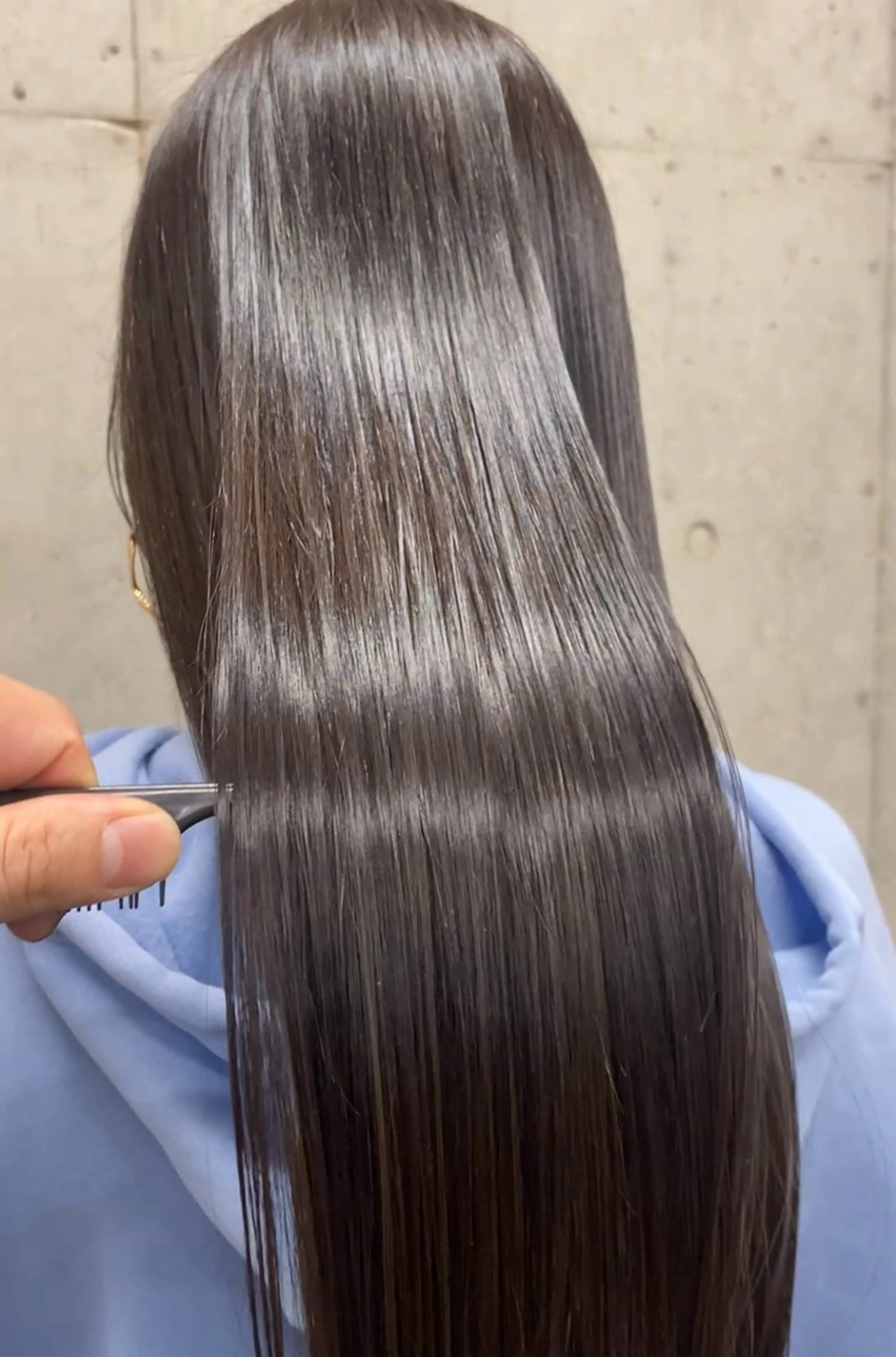 セミロング トリートメント 下方 研人のヘアスタイル