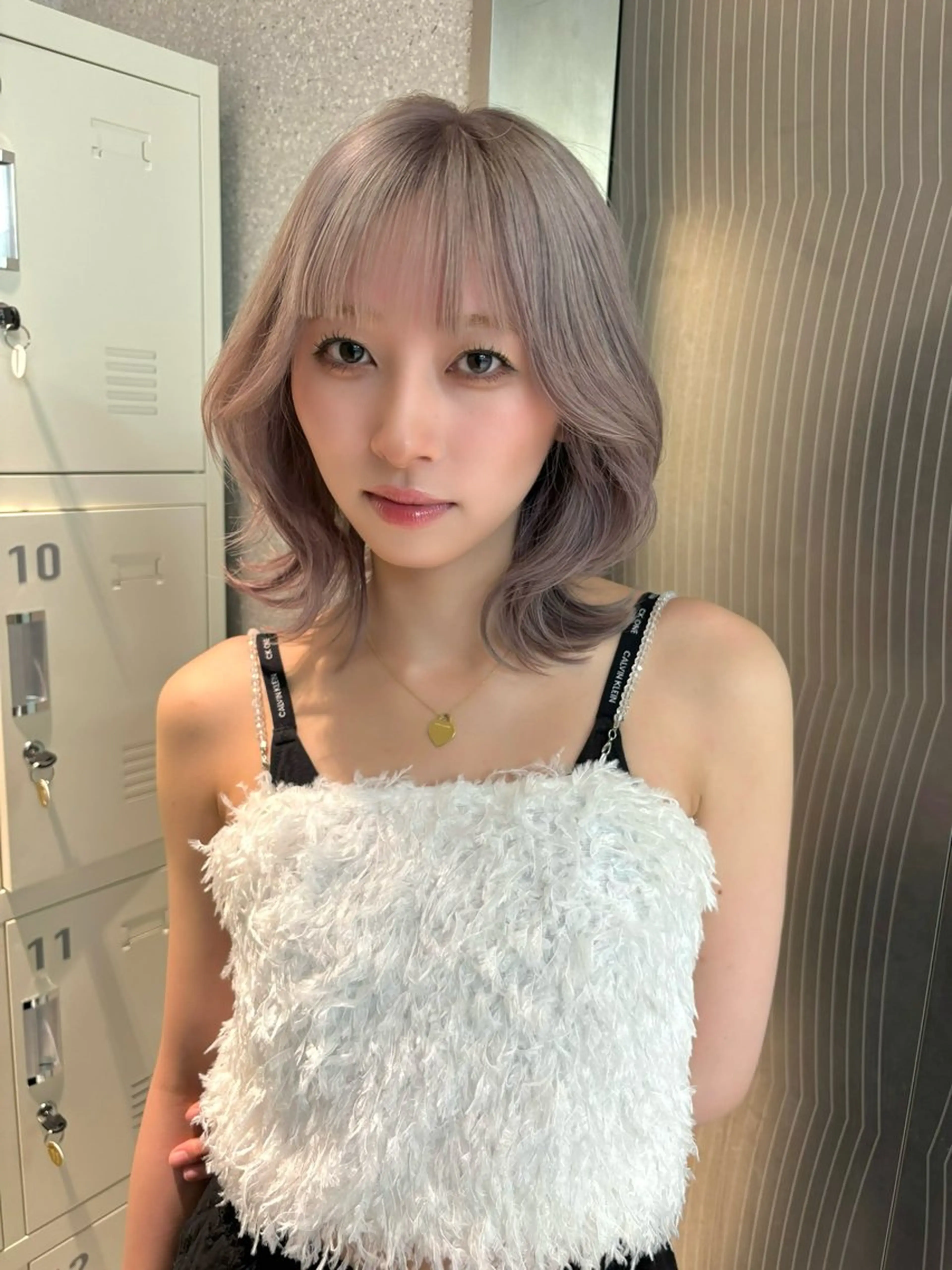 ミディアム カラー 透明感カラー カット ヘアカラー 香月 元希のヘアスタイル