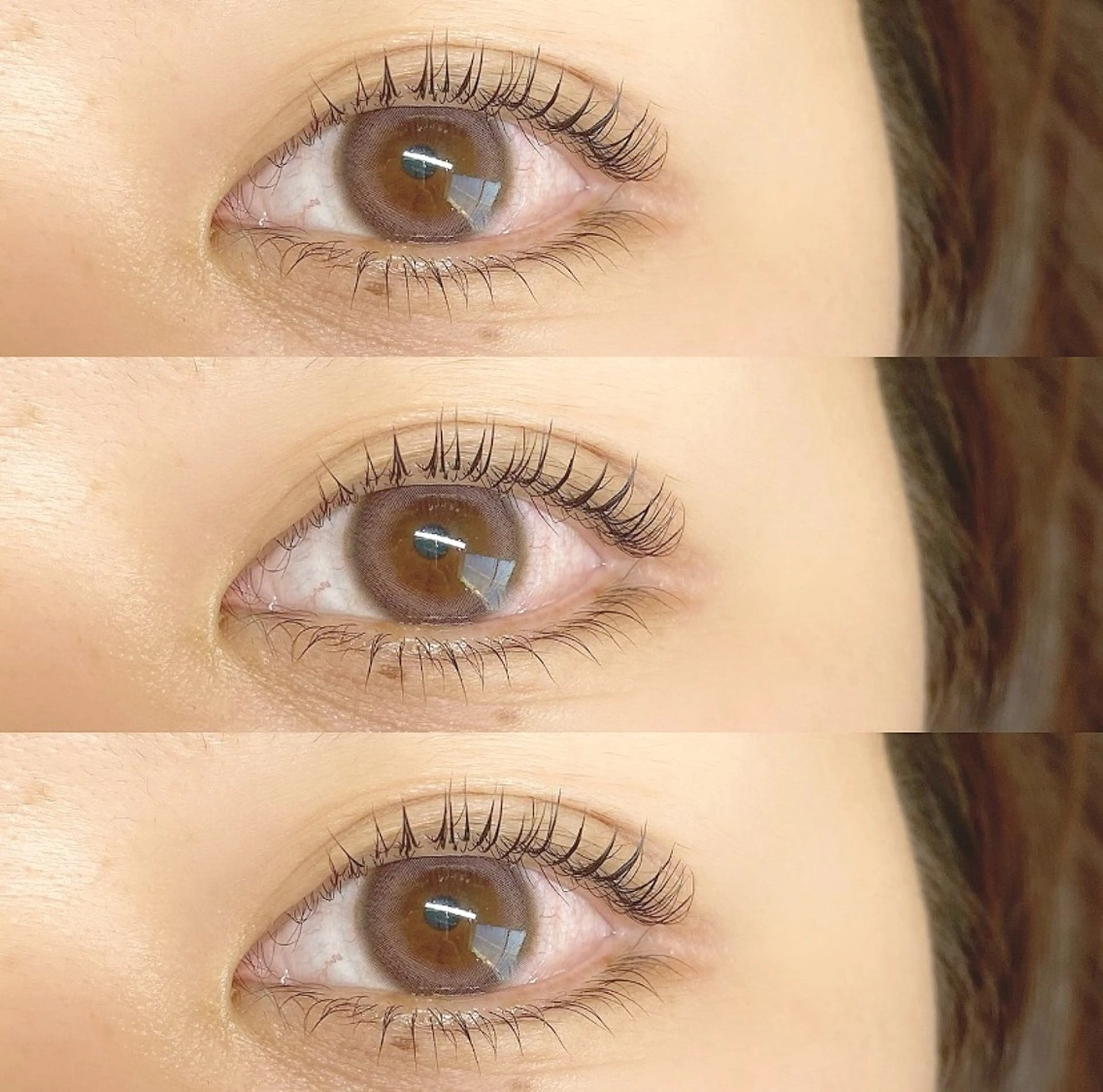 マツエク・マツパ 下まつげエクステ 一重×まつ毛パーマ 大久保 円香のマツエク・マツパデザイン