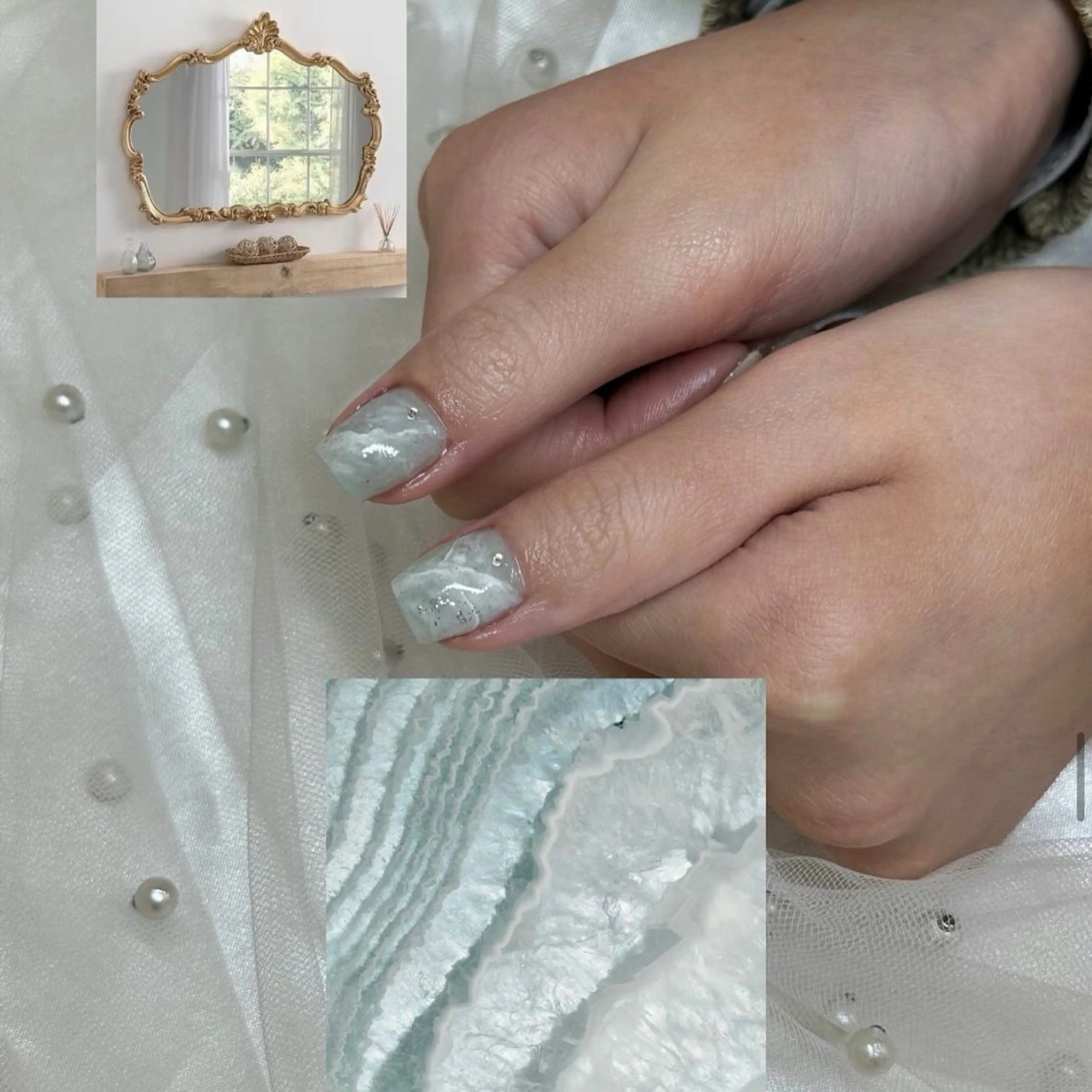 ネイル 𝙉𝙖𝙤🍓꒦꒷ Y2K / 韓国風のネイルデザイン