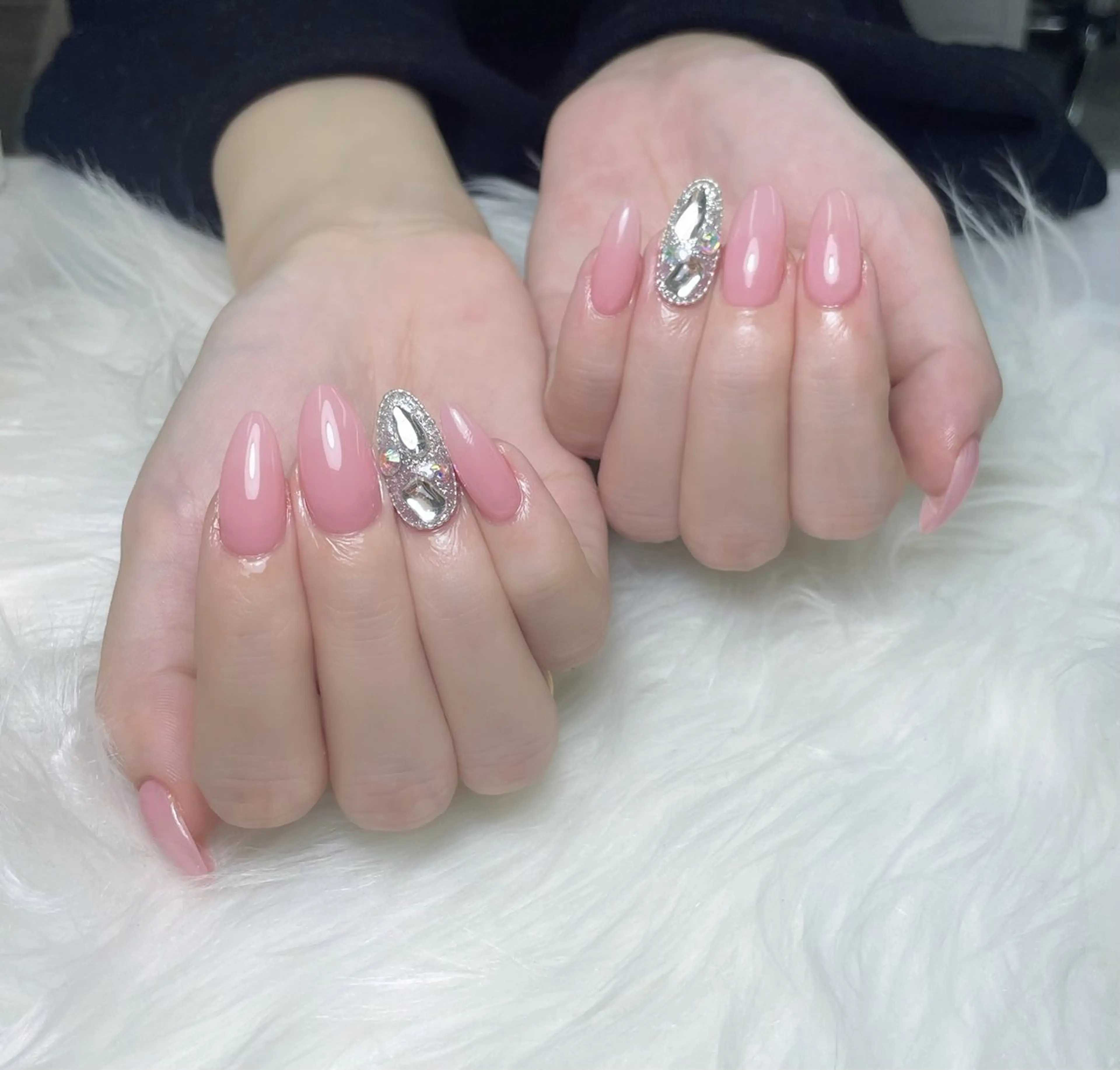 ネイル ジェルネイル ガーリー 韓国ネイル ニュアンスネイル シンプルネイル ハンドネイル King Nail_Salonのネイルデザイン
