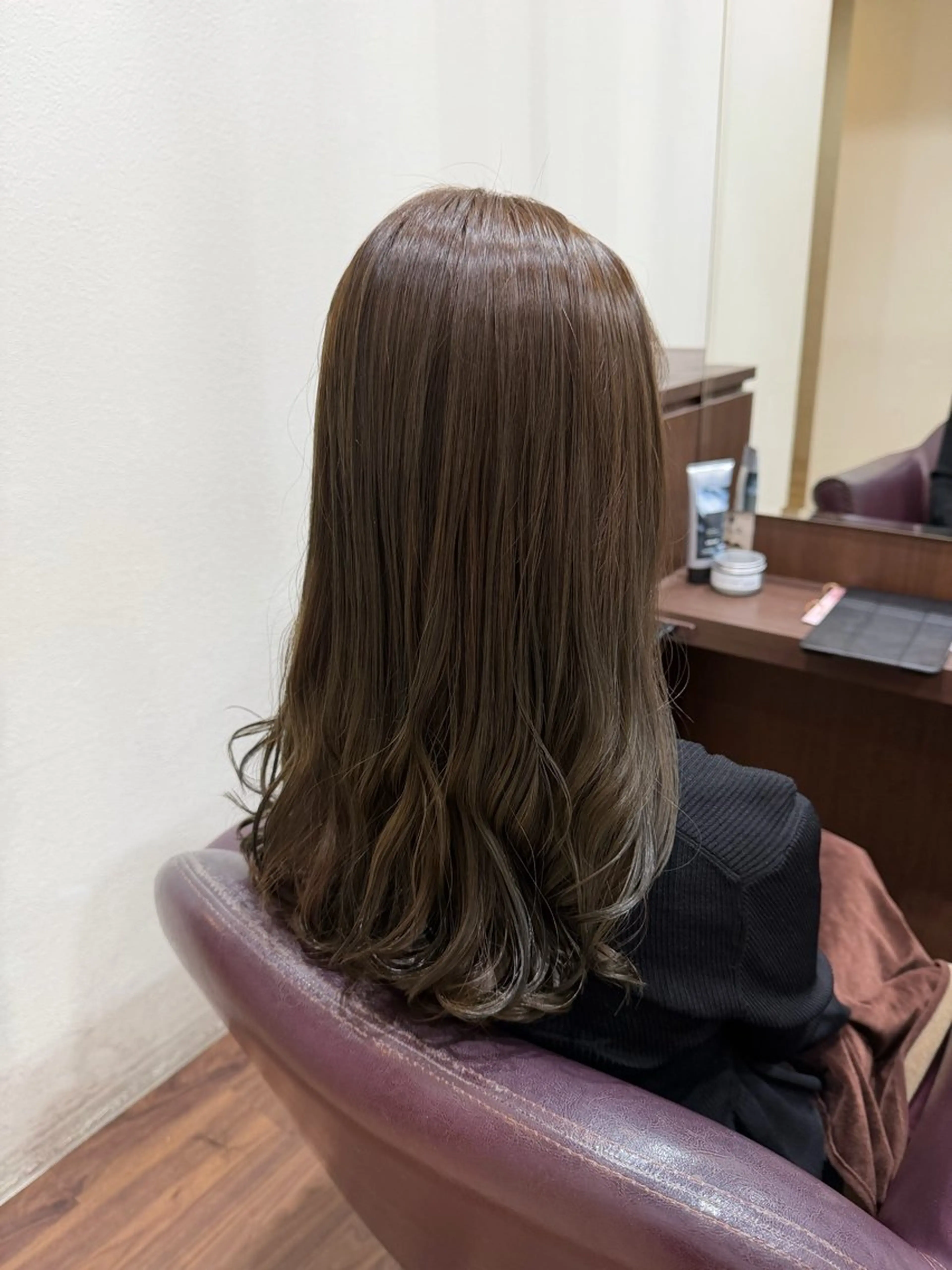 ロング カラー グレージュ ロング ヘアカラー 仲井 充のヘアスタイル