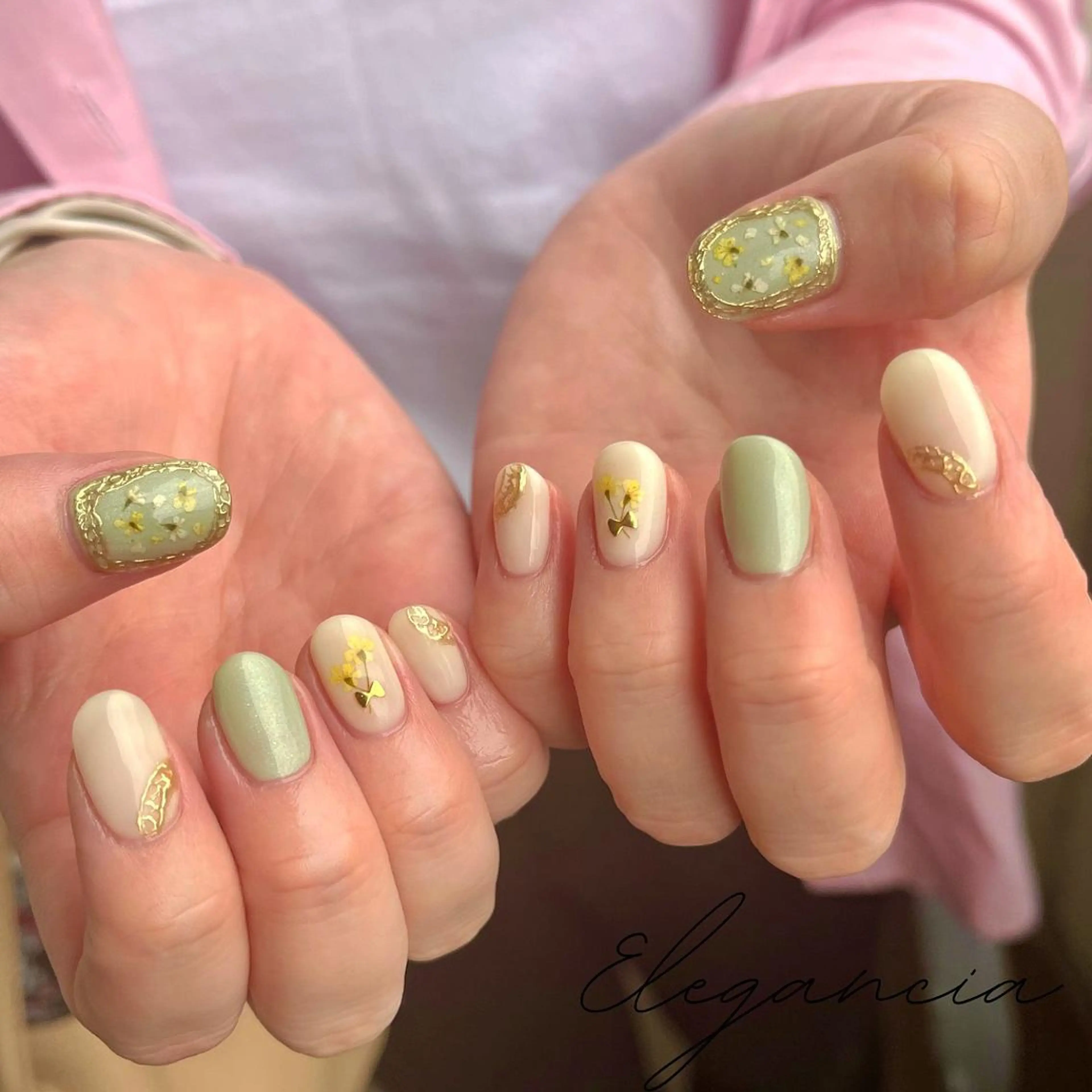 カラー ネイル ハンドネイル Elegancia. Hiromiのネイルデザイン