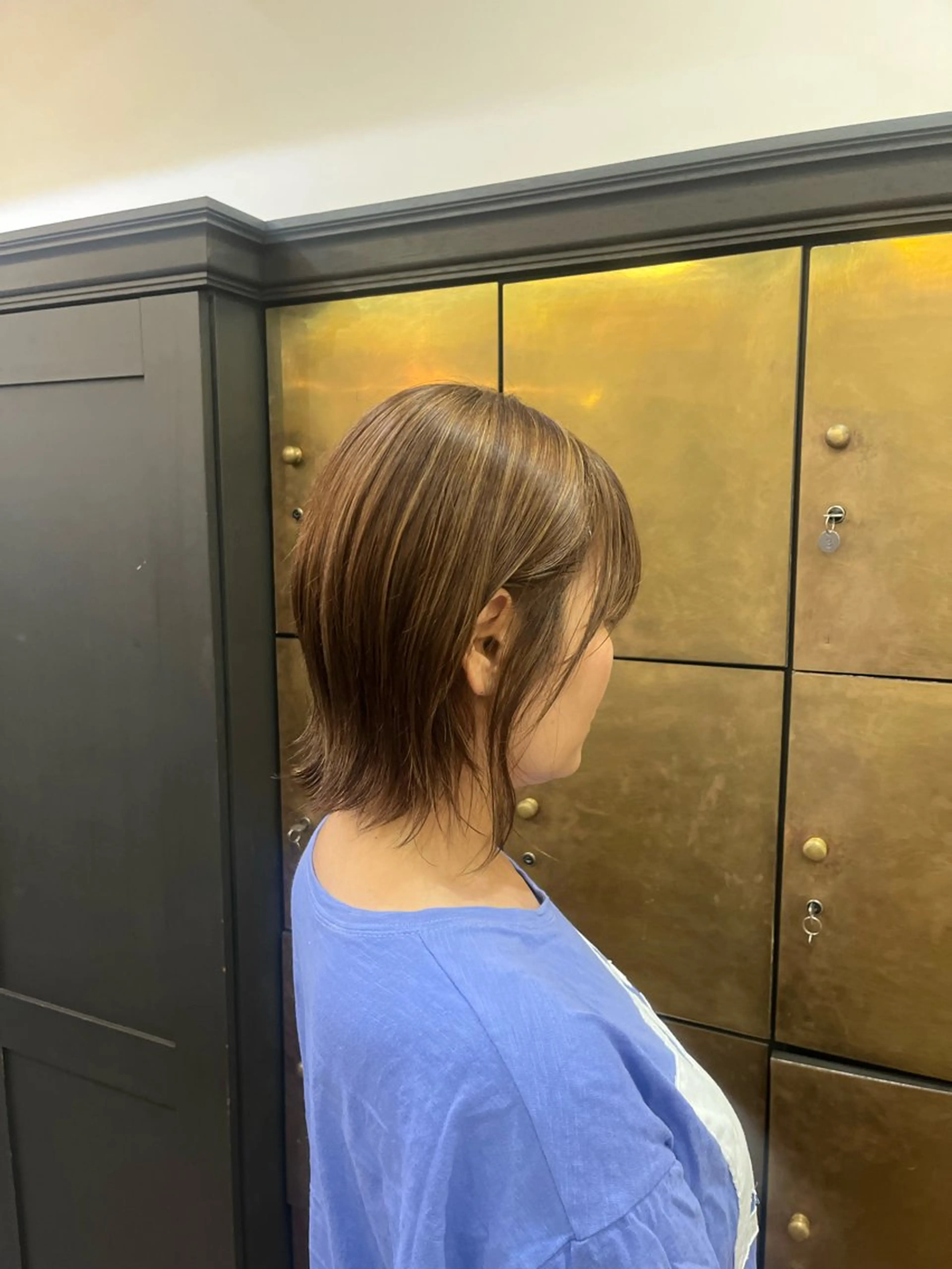 カラー ベージュカラー chika/艶カラー /似合わせカラーのヘアスタイル