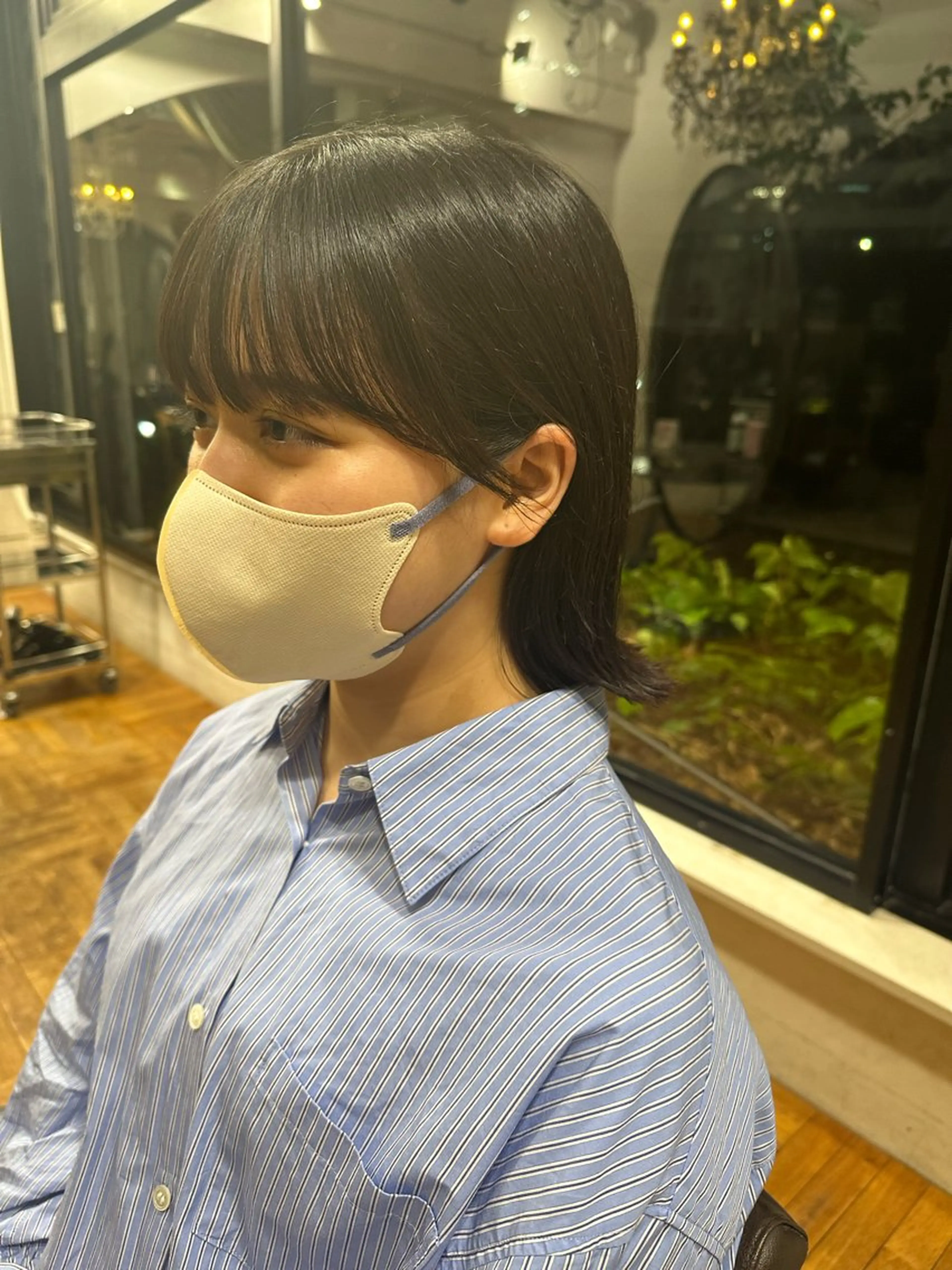 ミディアム レイヤー／ボブ ／るかのヘアスタイル