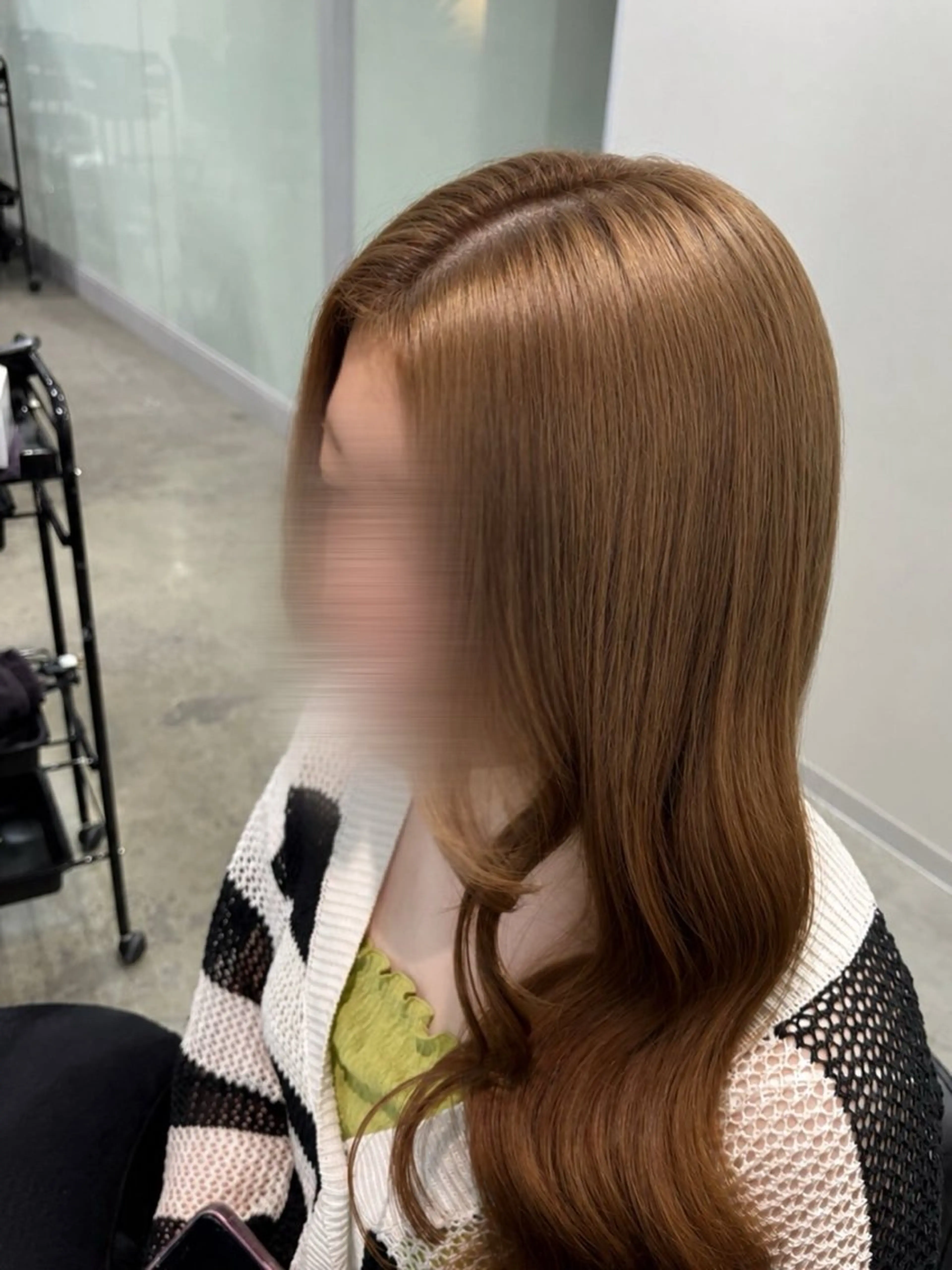 ロング カラー ダブルカラー sweep ひなのヘアスタイル