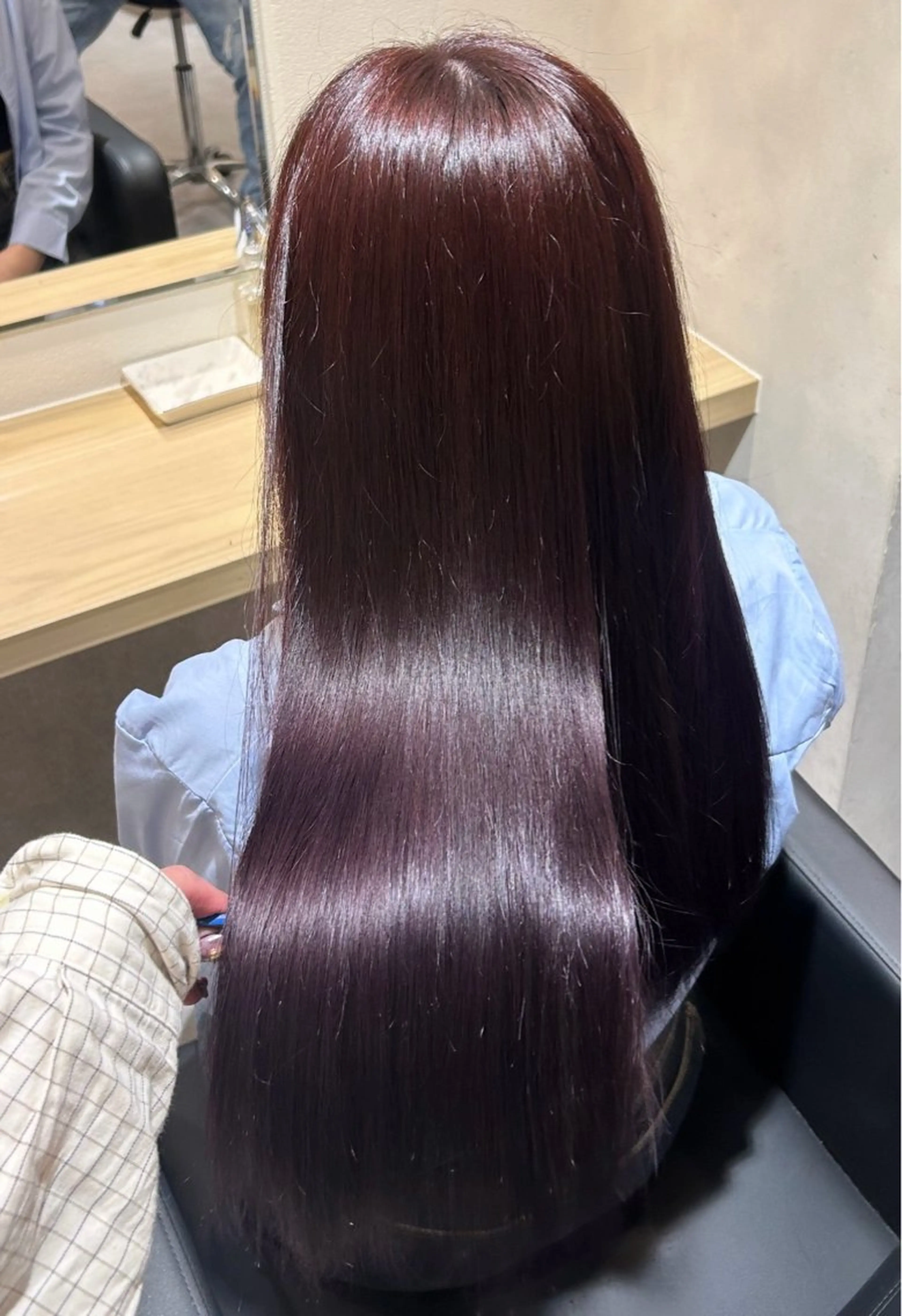 ロング カラー ヘアカラー トリートメント miku/暖色カラー /メンズ歓迎のヘアスタイル