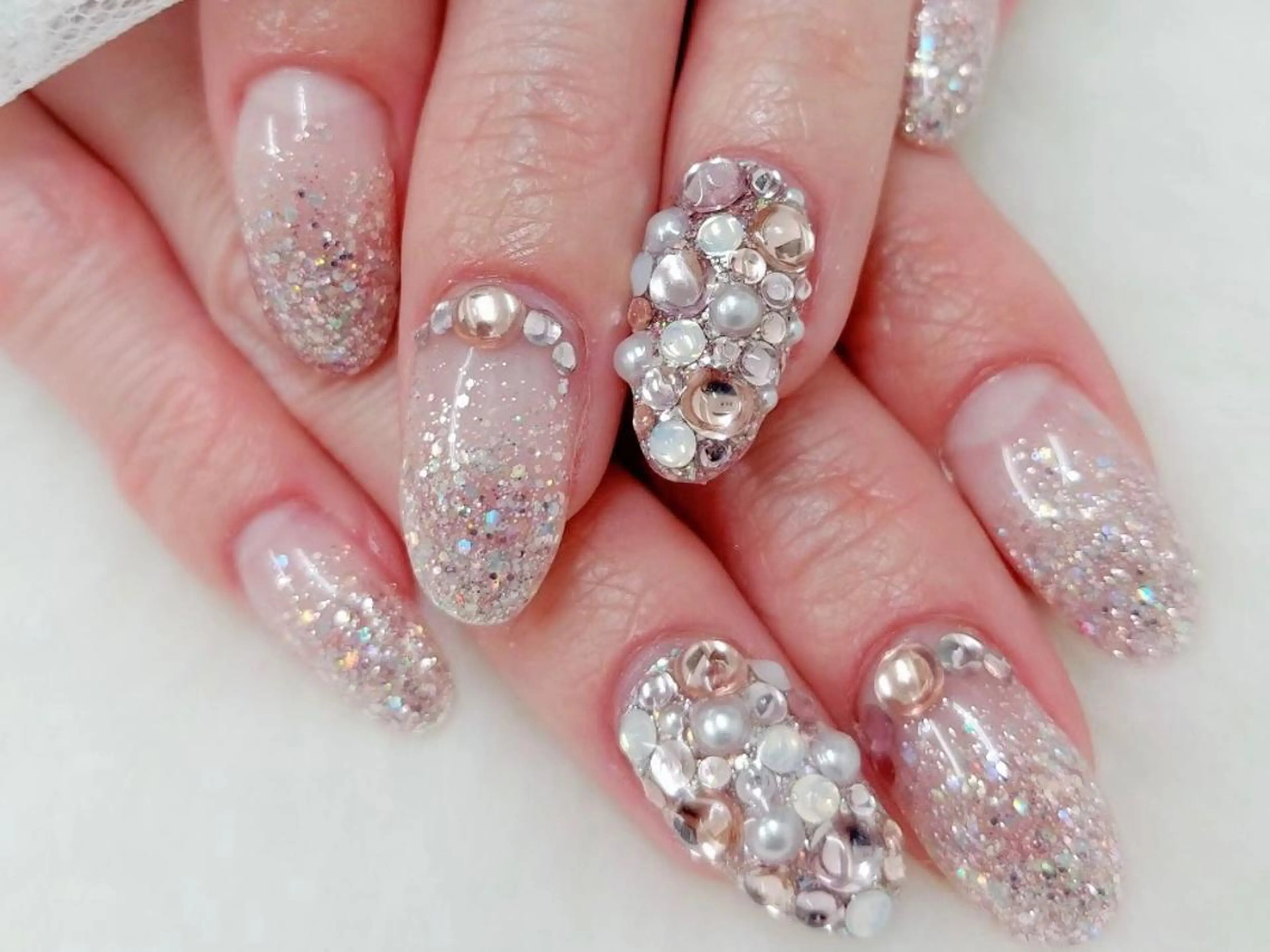 ネイル キラキラネイル ラメ(グリッター) Nail lieNのネイルデザイン