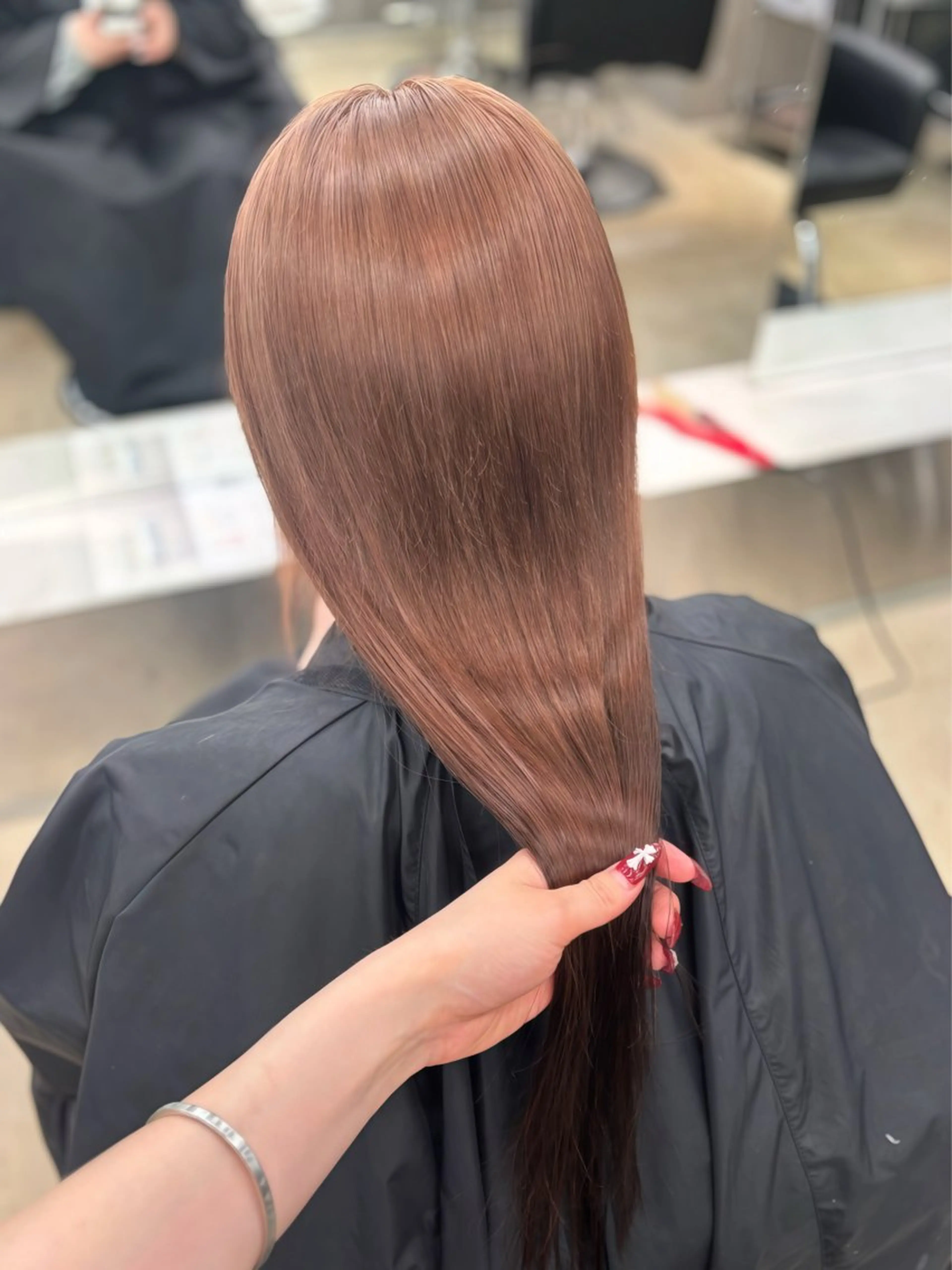 カラー ブラウンカラー ヘアカラー PELEsakae さえのヘアスタイル