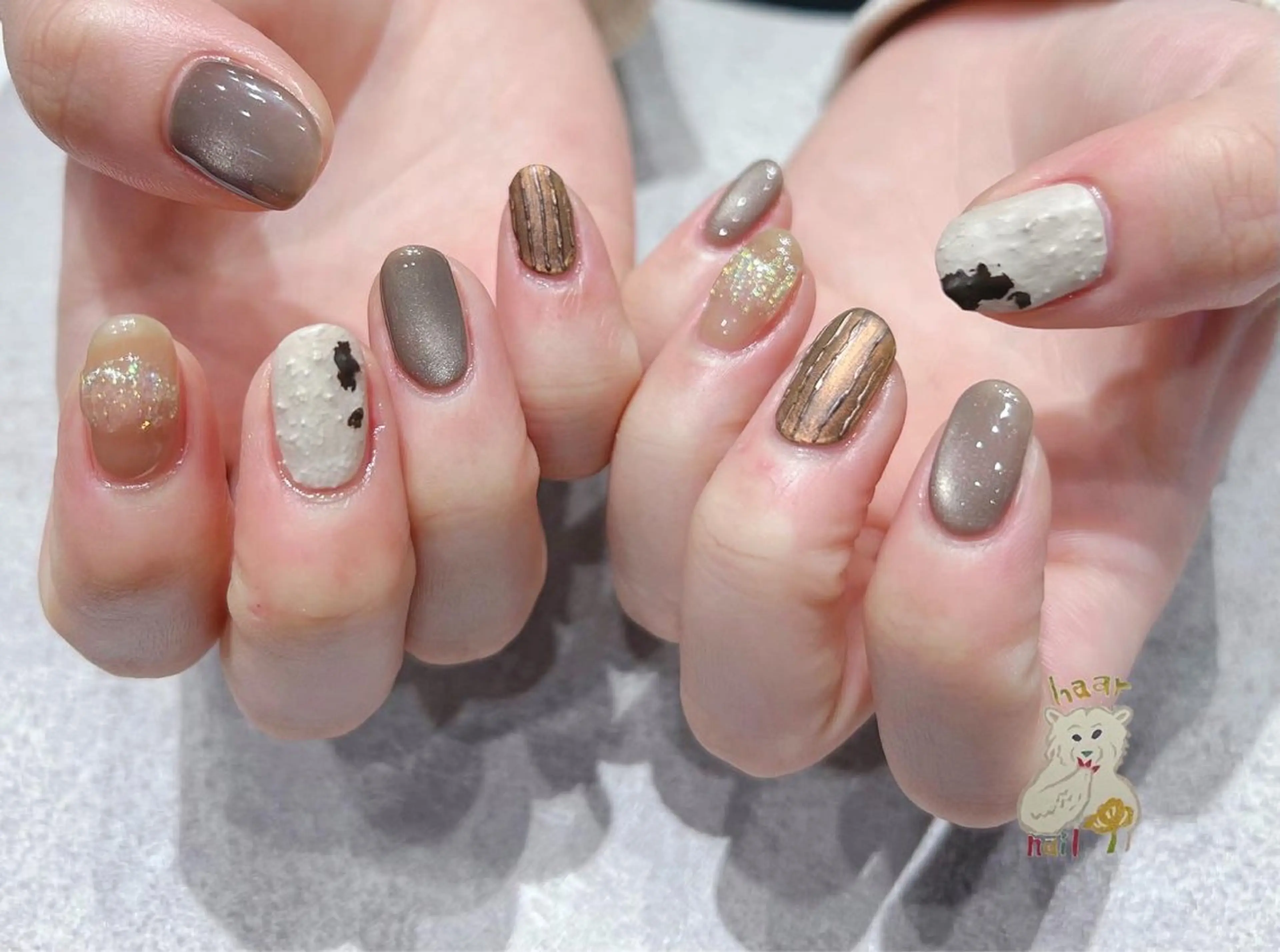 ネイル ハンドネイル 深田 加代のネイルデザイン