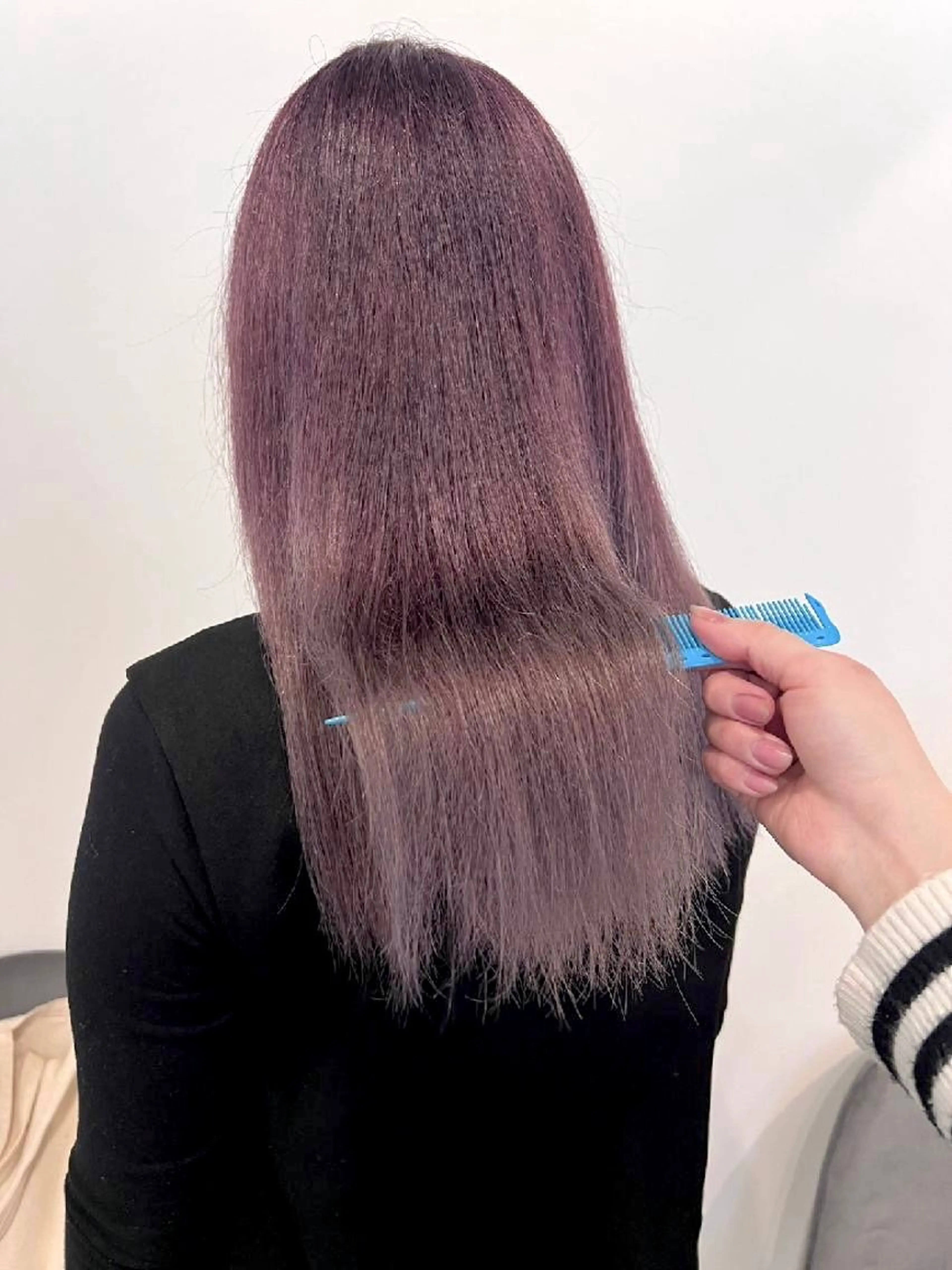 カラー Agu peachのヘアスタイル