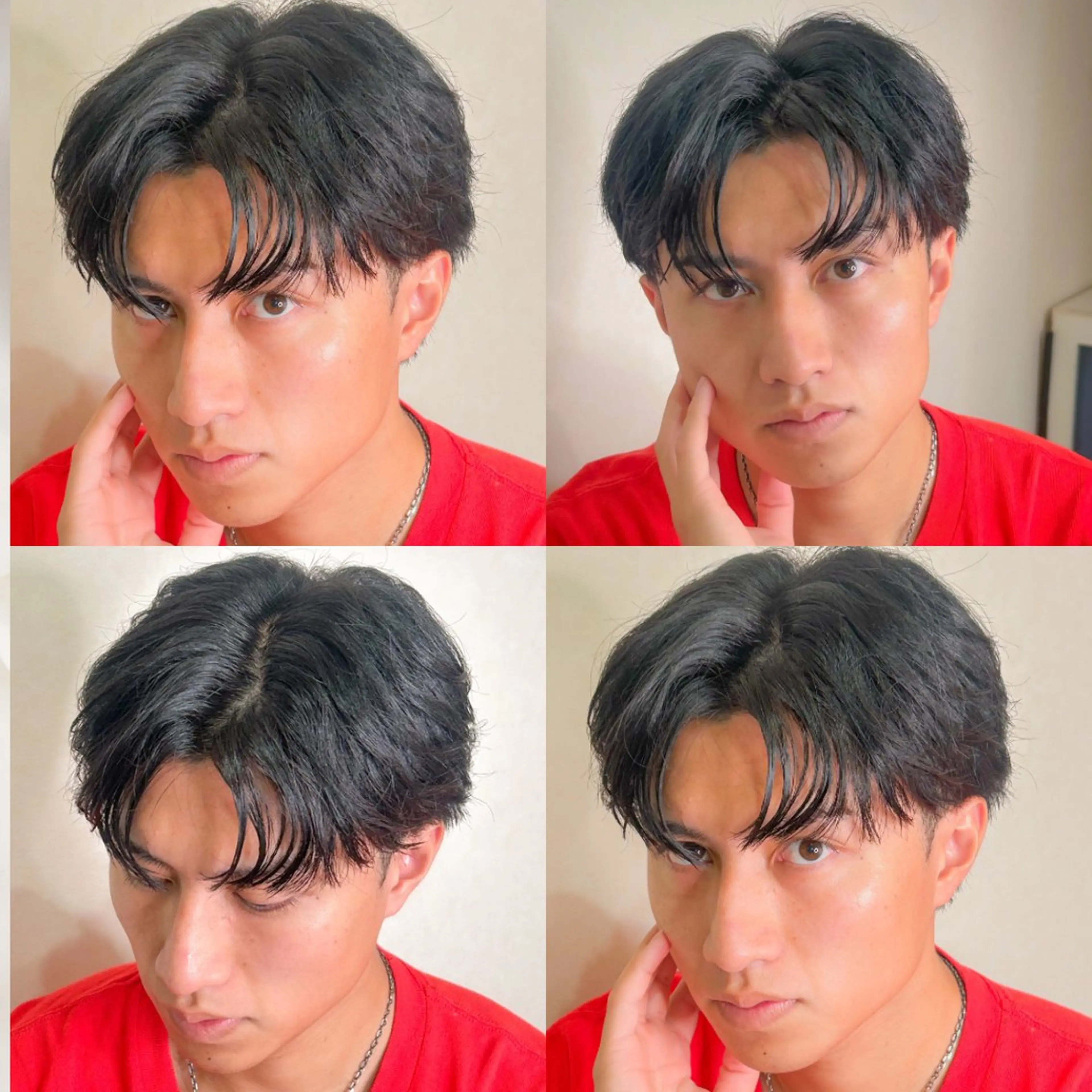 ショート メンズ メンズパーマ ショートヘア カット 鶴田 将清のヘアスタイル