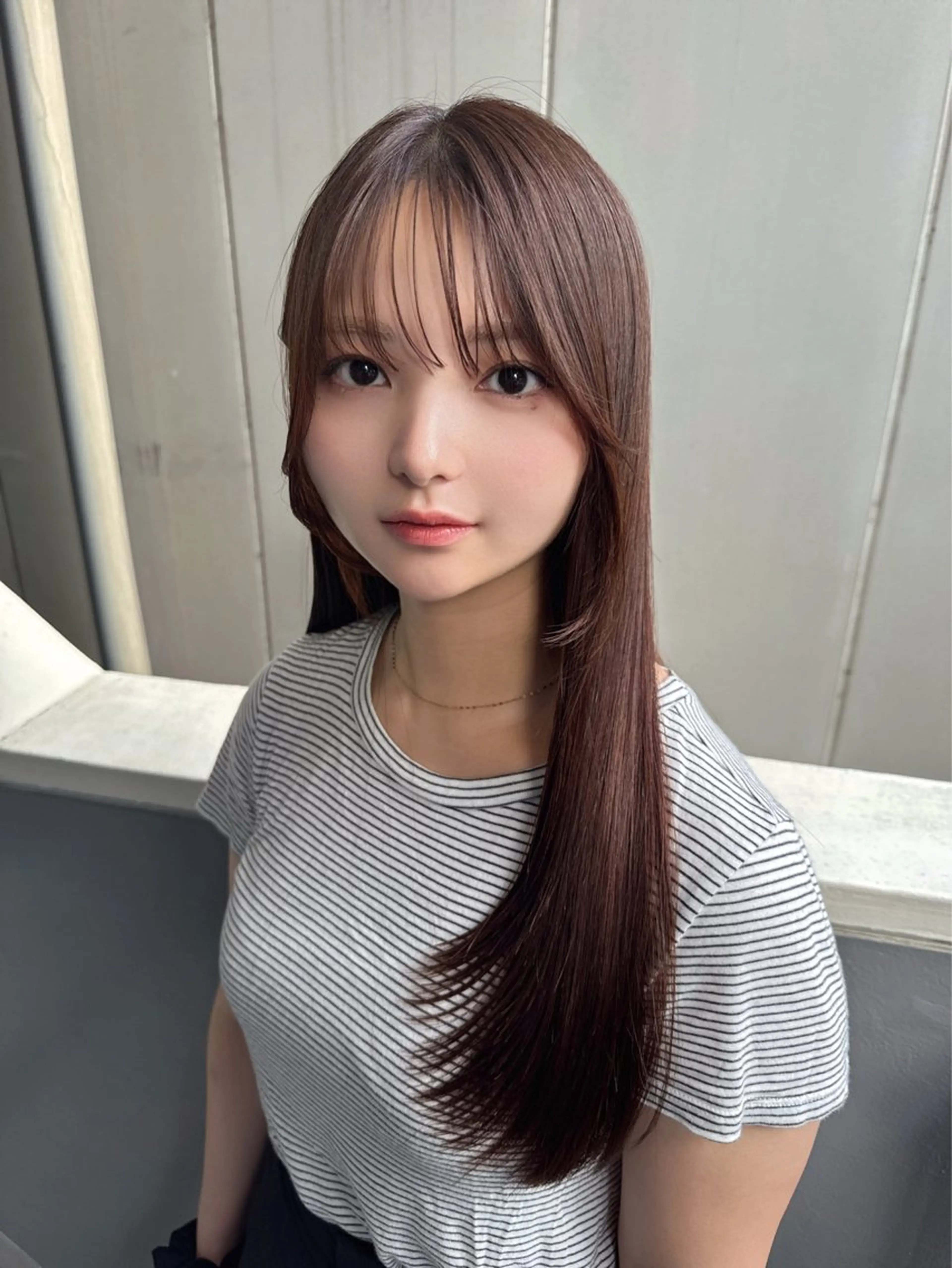 ロング カラー カット ヘアカラー 髪質改善✨艶髪✨ レイヤーカット 田畑のヘアスタイル