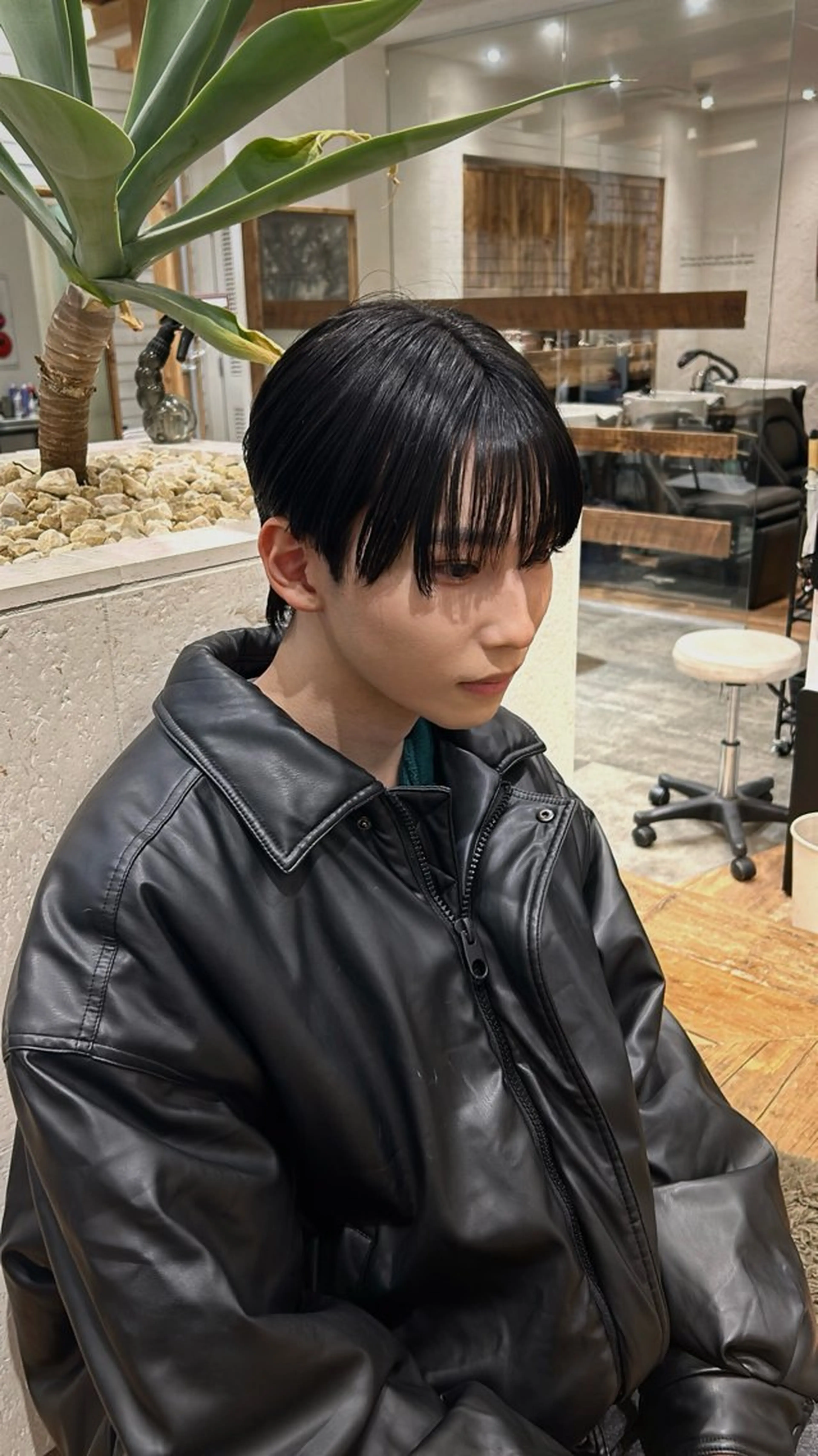 メンズ メンズ韓国風 韓国マッシュ マッシュウルフ マッシュ メンズウルフカット カット 三浦 翔太のヘアスタイル