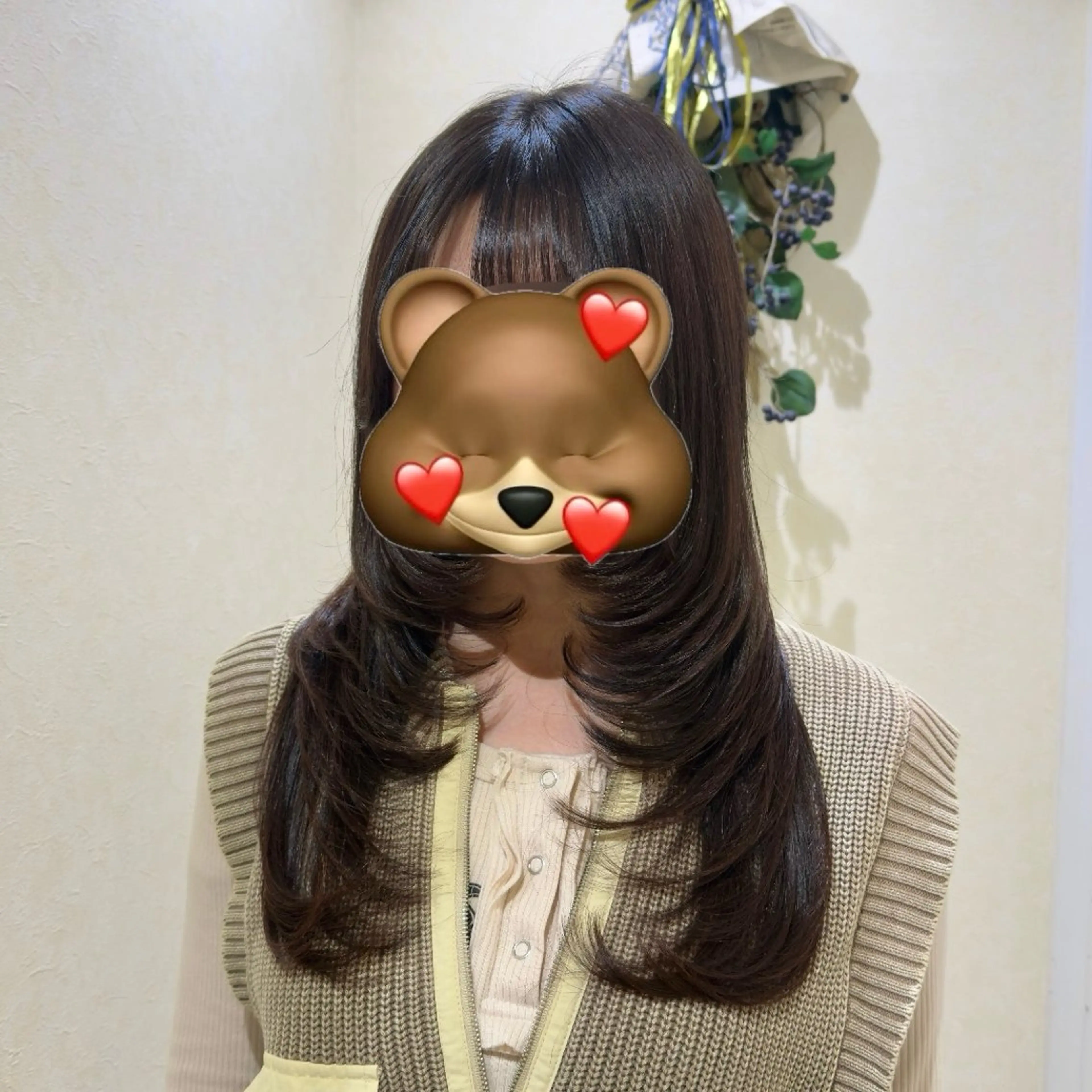 ロング レイヤーカット ヘアカラー トリートメント 髪質改善✖️透明感/ レイヤー/はるなのヘアスタイル