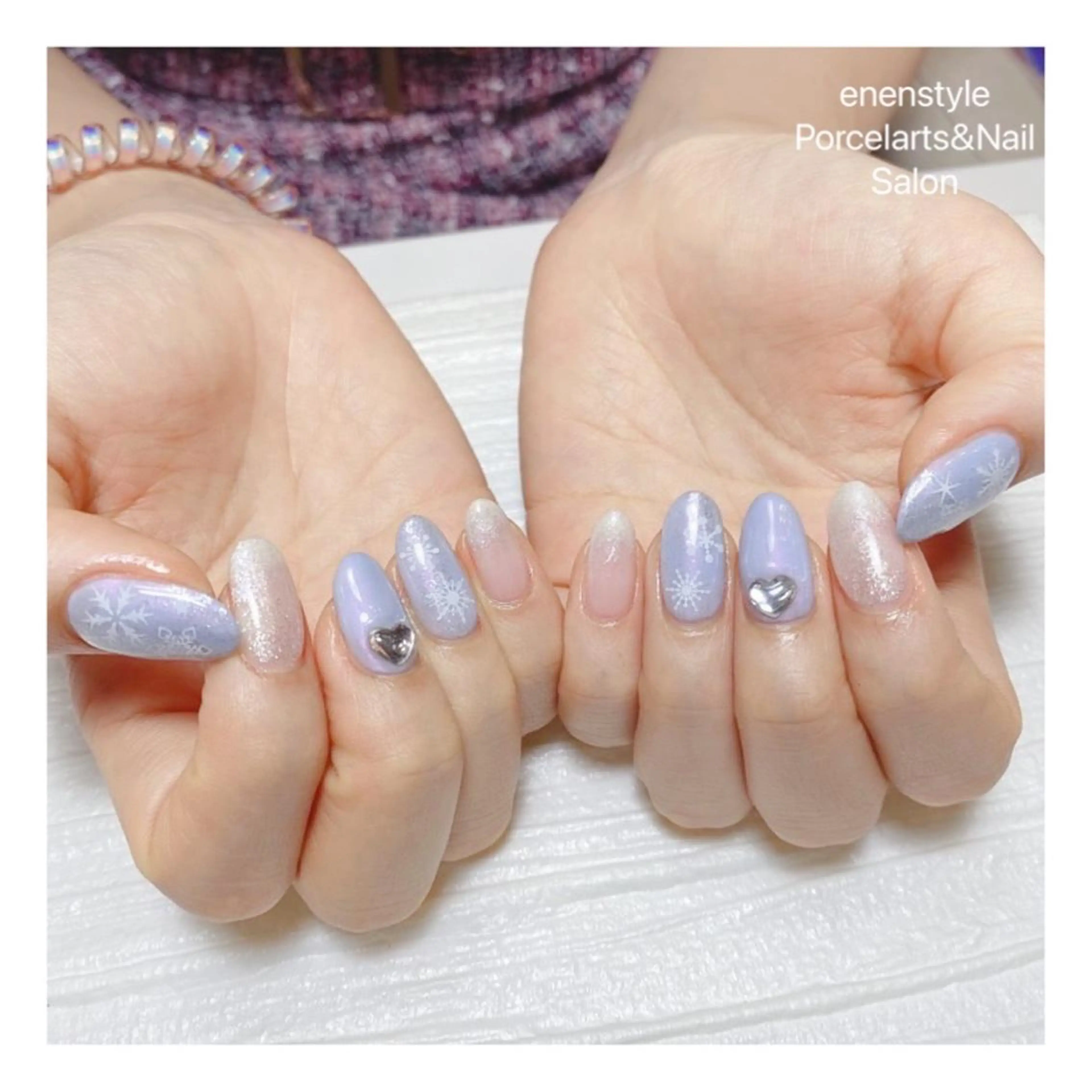 ミディアム ネイル ハンドネイル 👑enen style👑のネイルデザイン