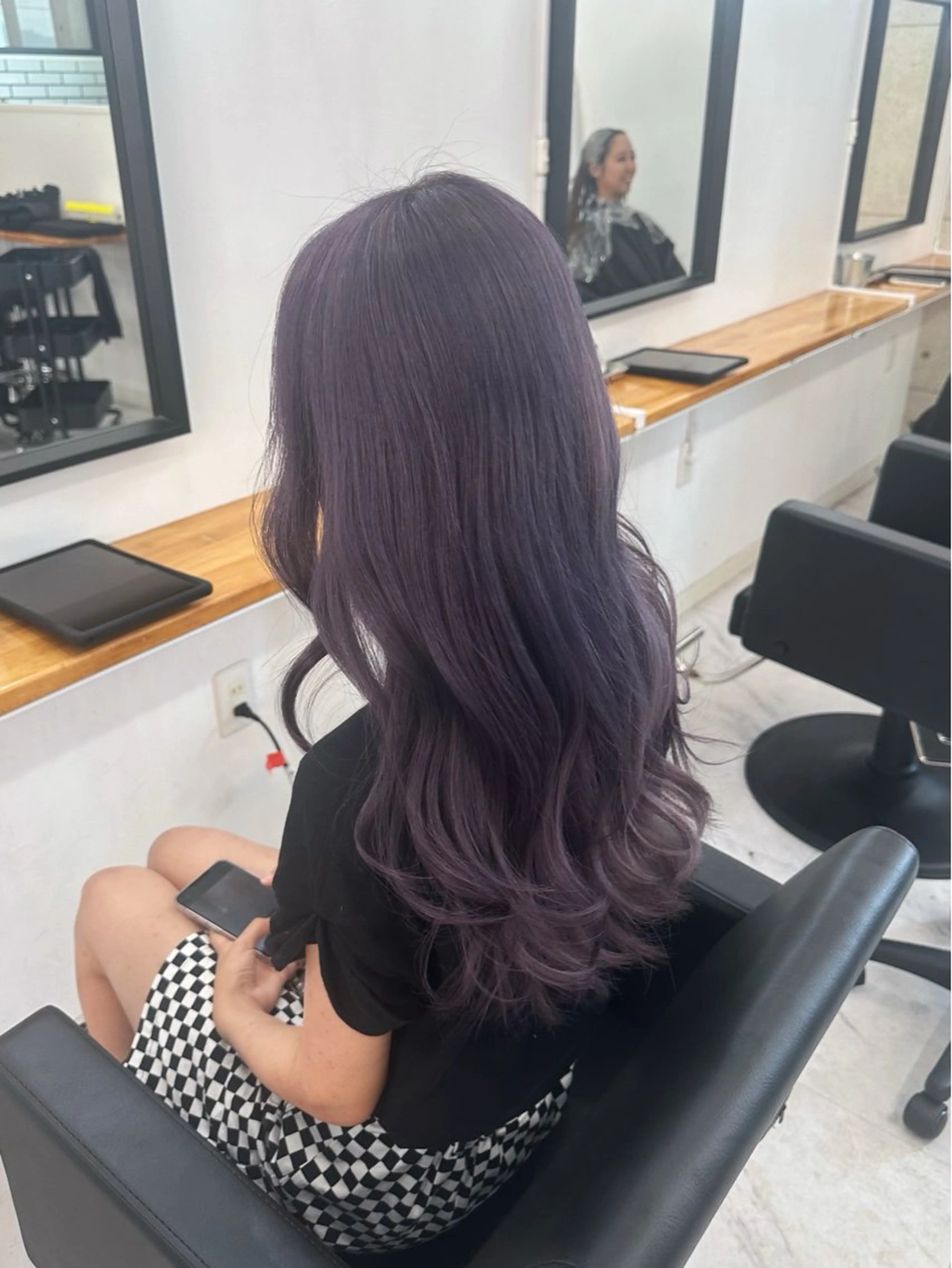 ロング カラー カット ヘアカラー トリートメント GiseL博多 HiROEのヘアスタイル
