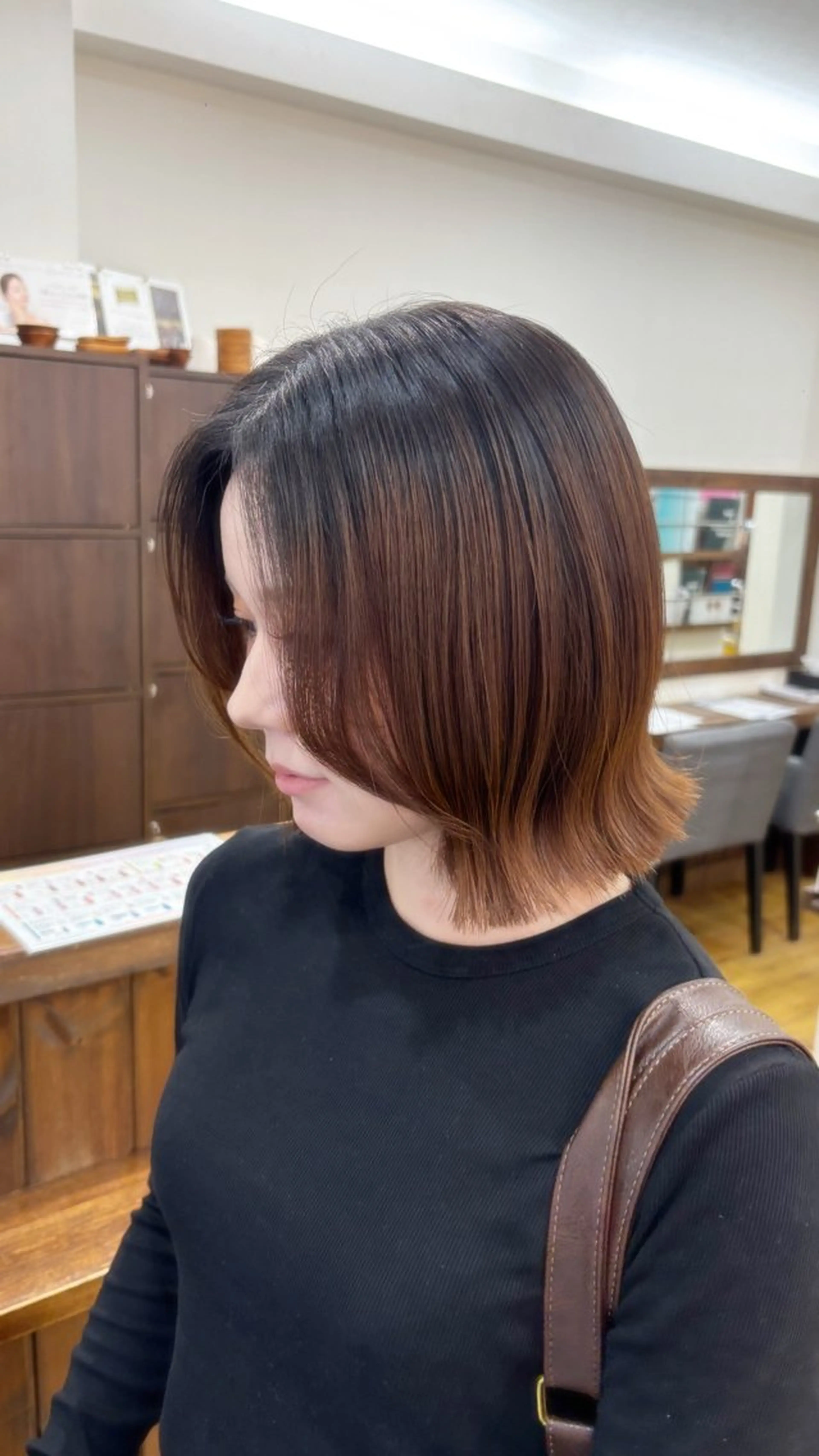 ショート カット デザインカラー/ レイヤー🎀moeのヘアスタイル