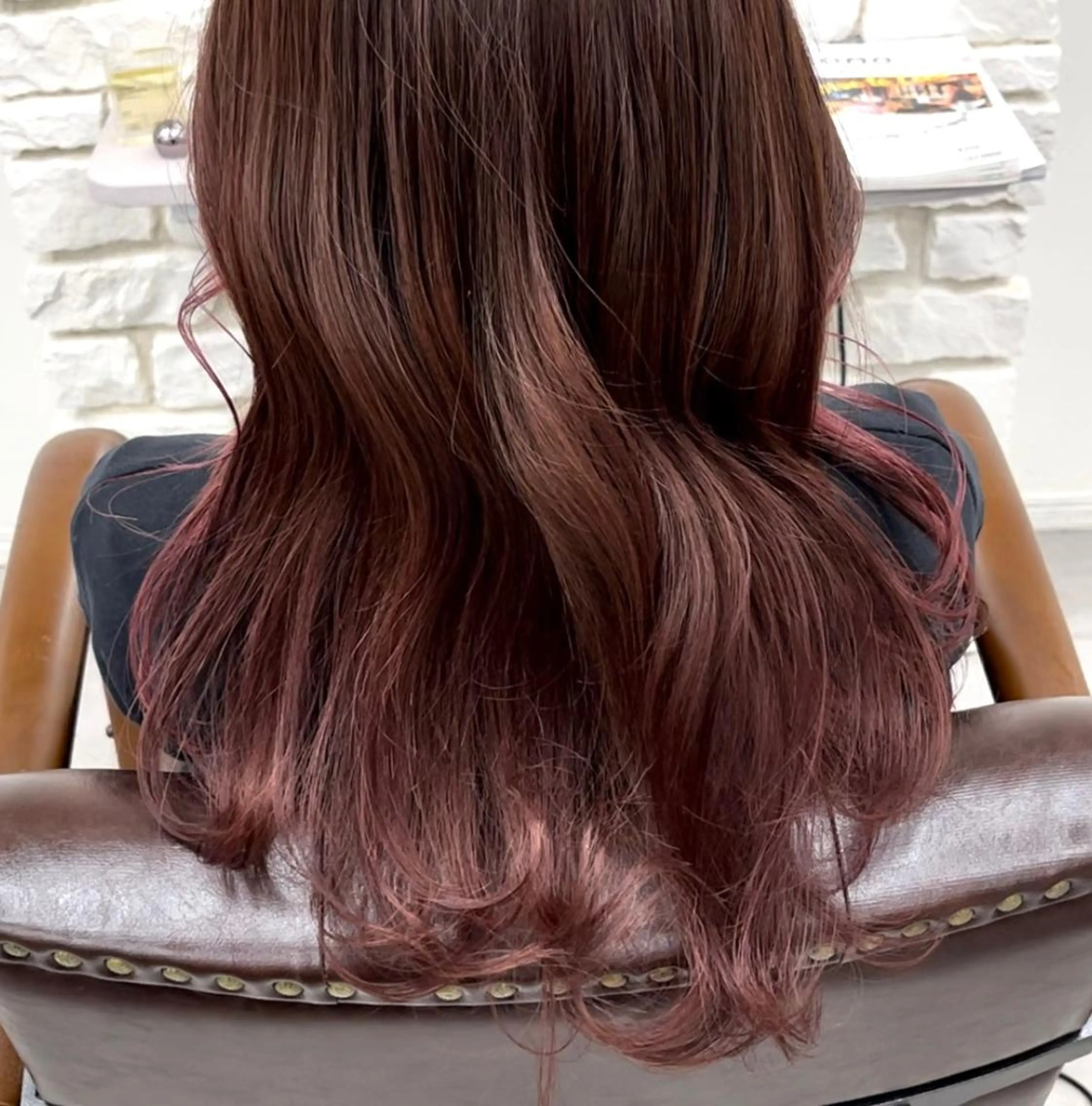 カラー ピンクカラー カット ヘアカラー トリートメント 巻ける髪質改善で美髪 にデザイン✨/よしみのヘアスタイル