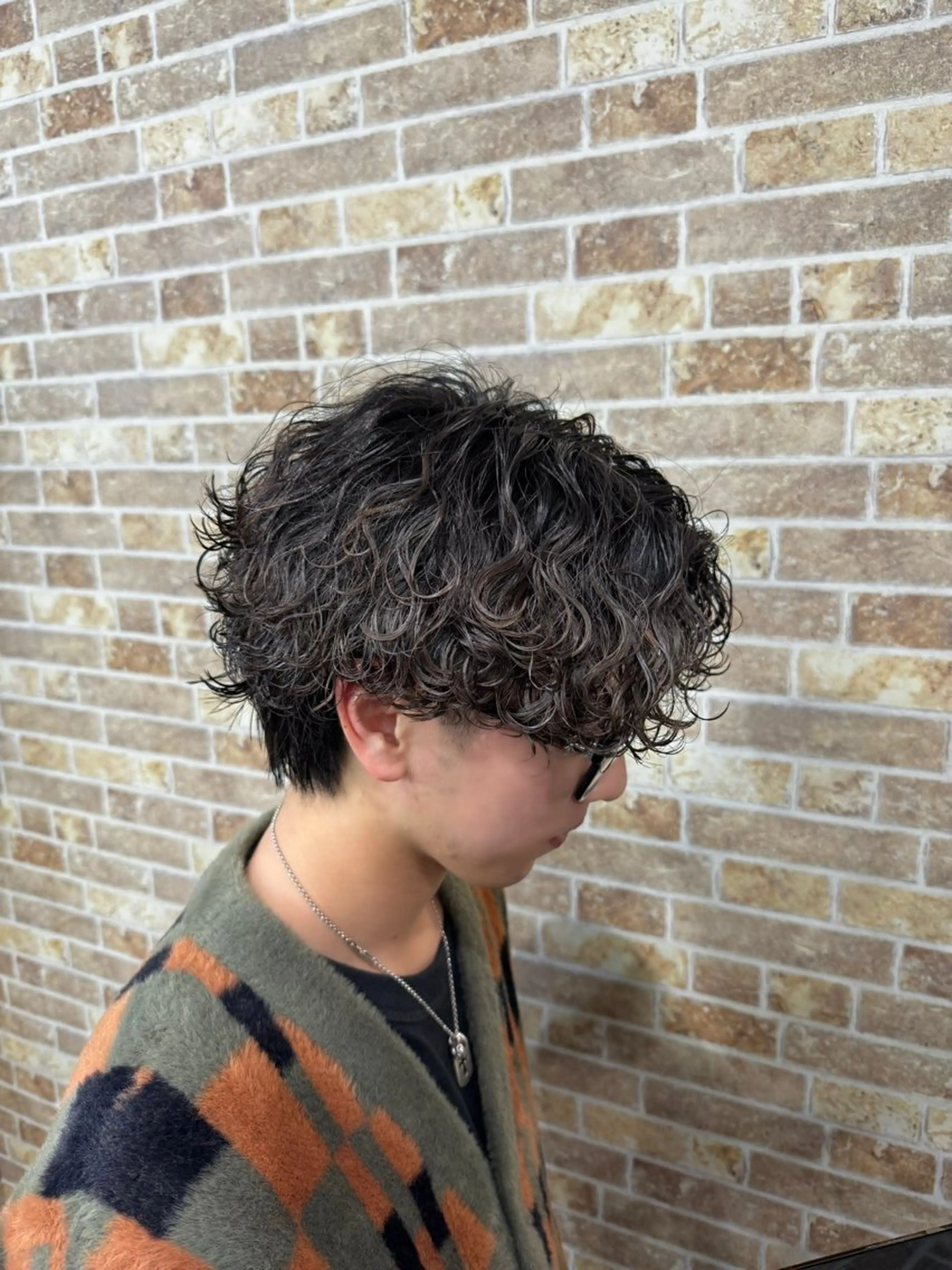 パーマ メンズ カット パーマ トリートメント ヘアセット 💈メンズパーマ特化 店長望月謙二郎💈のヘアスタイル