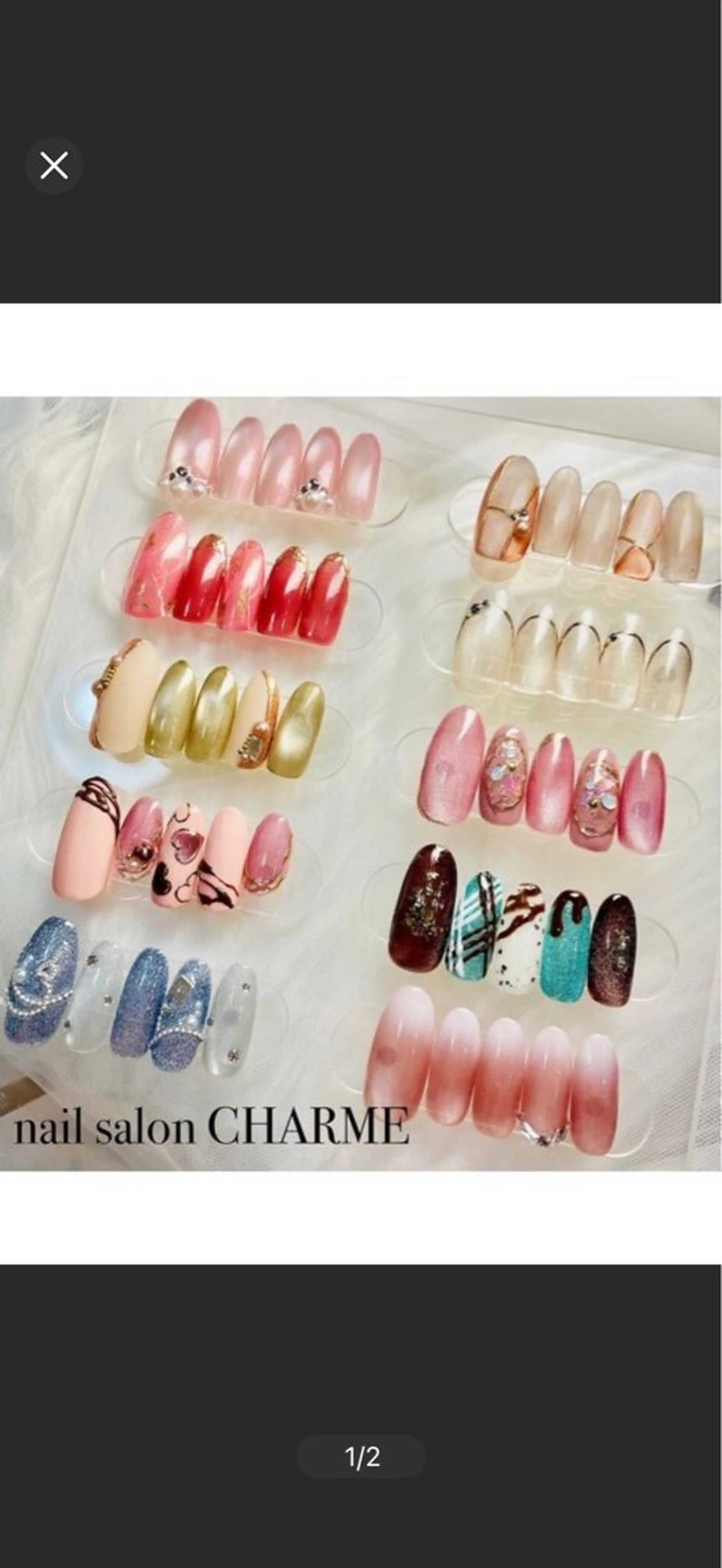 ネイル nail salon CHARMEのネイルデザイン