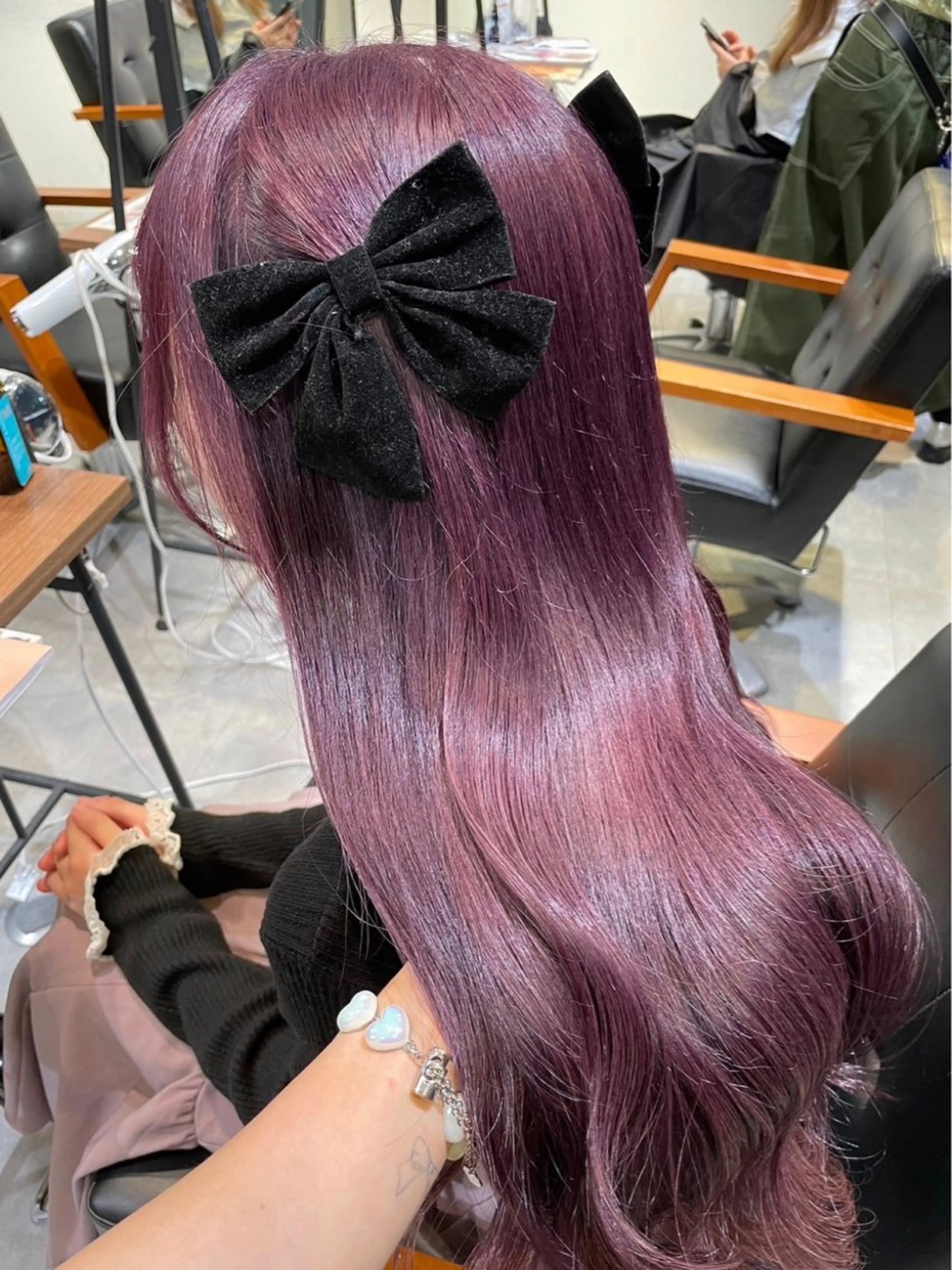 ロング カラー ベージュカラー グレージュ ラベンダーカラー ラベンダーグレージュ ラベンダーグレー ‎Lby home 🪽mikuのヘアスタイル