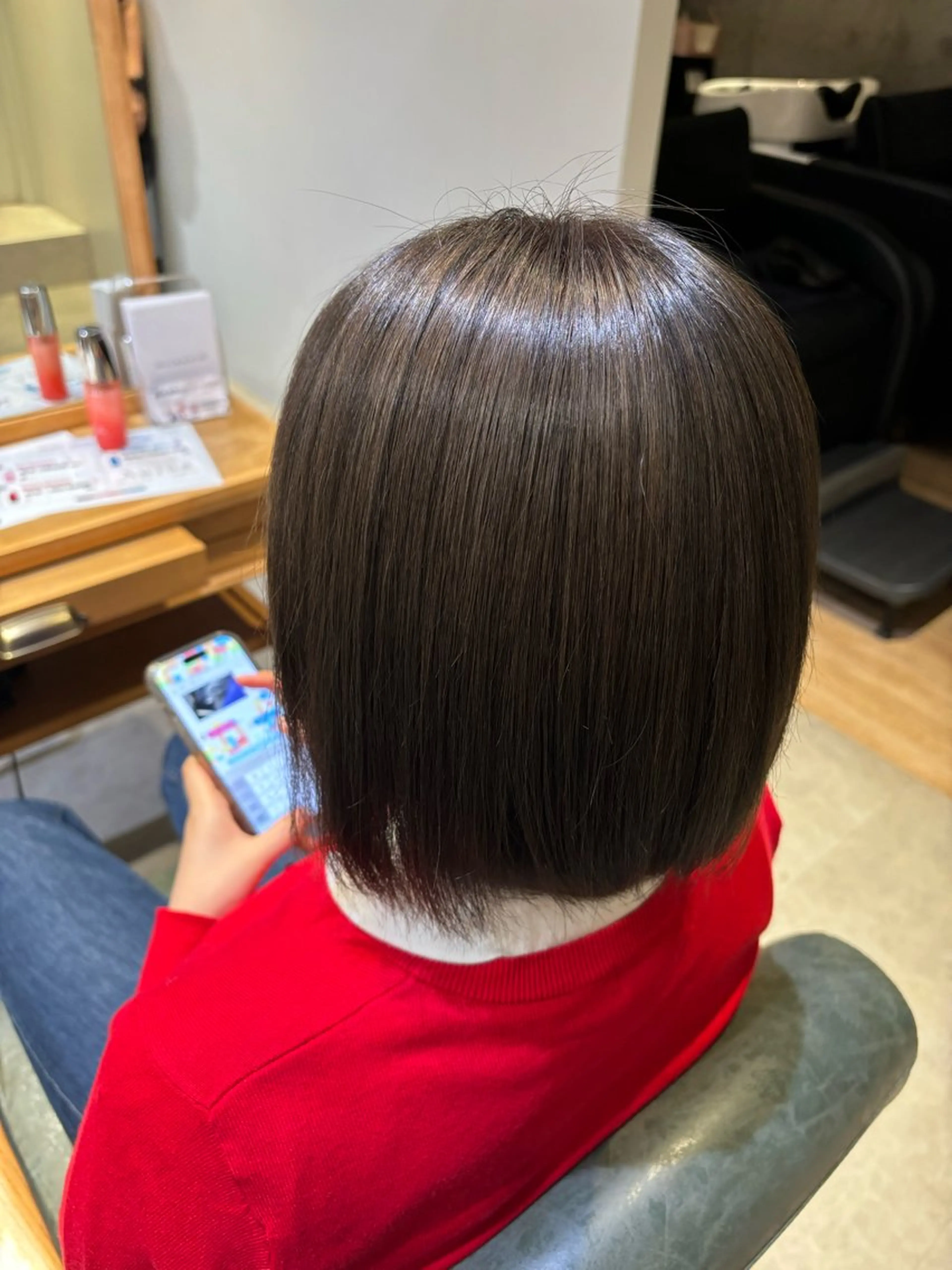 ショート カラー ベージュカラー オリーブベージュ ヘアカラー りあの🎀 /暖色カラー🍒のヘアスタイル